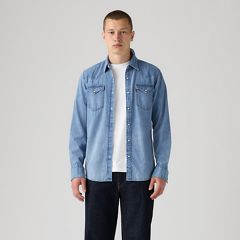 Barstow Standard Western Denim Shirt — Blue Sky Mountian Light - Light Wash 3
