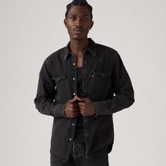 Barstow Standard Western Denim Shirt — Thermodapt Black - Black 1