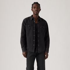 Barstow Standard Western Denim Shirt — Thermodapt Black - Black 3