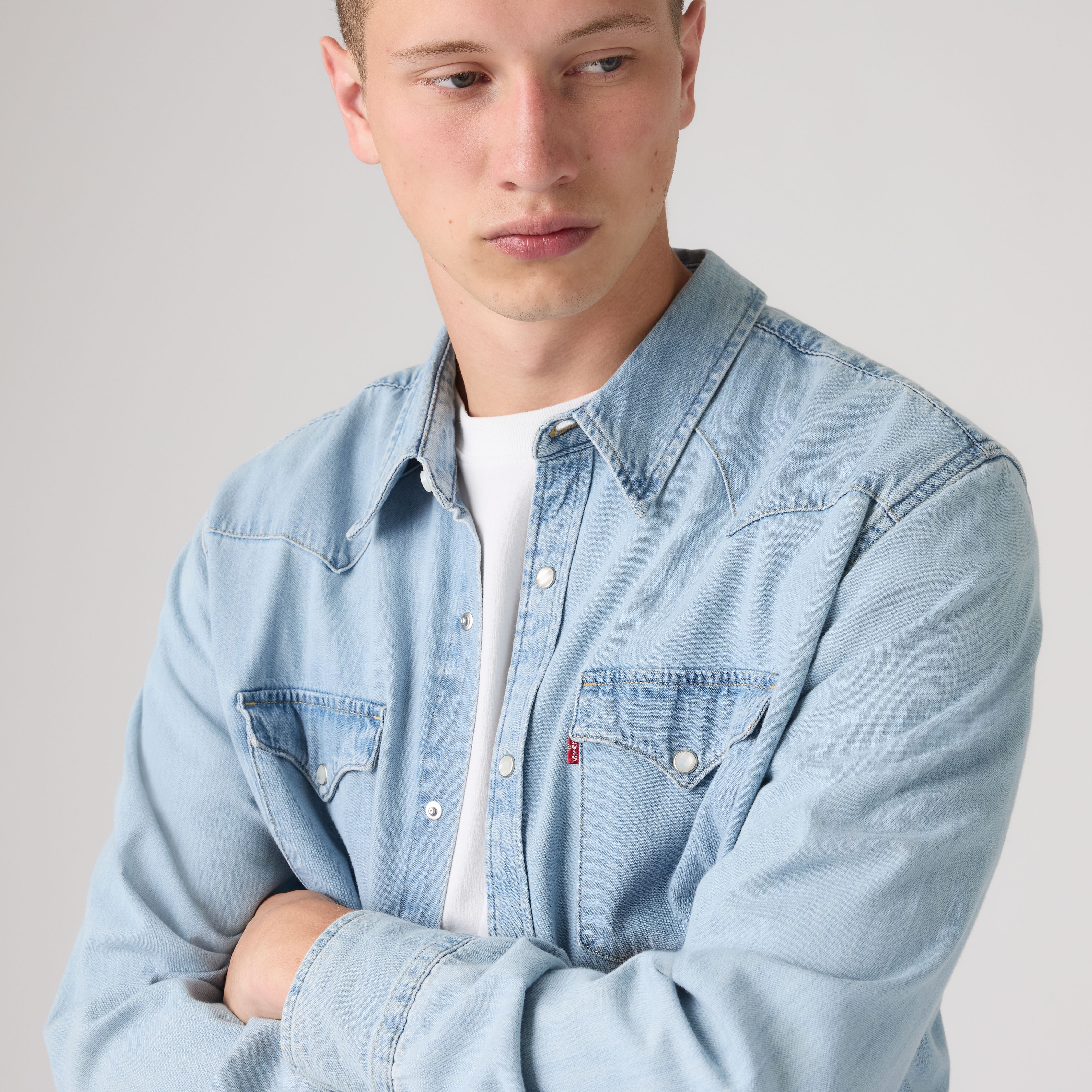 Classic Standard Western Denim Shirt 2