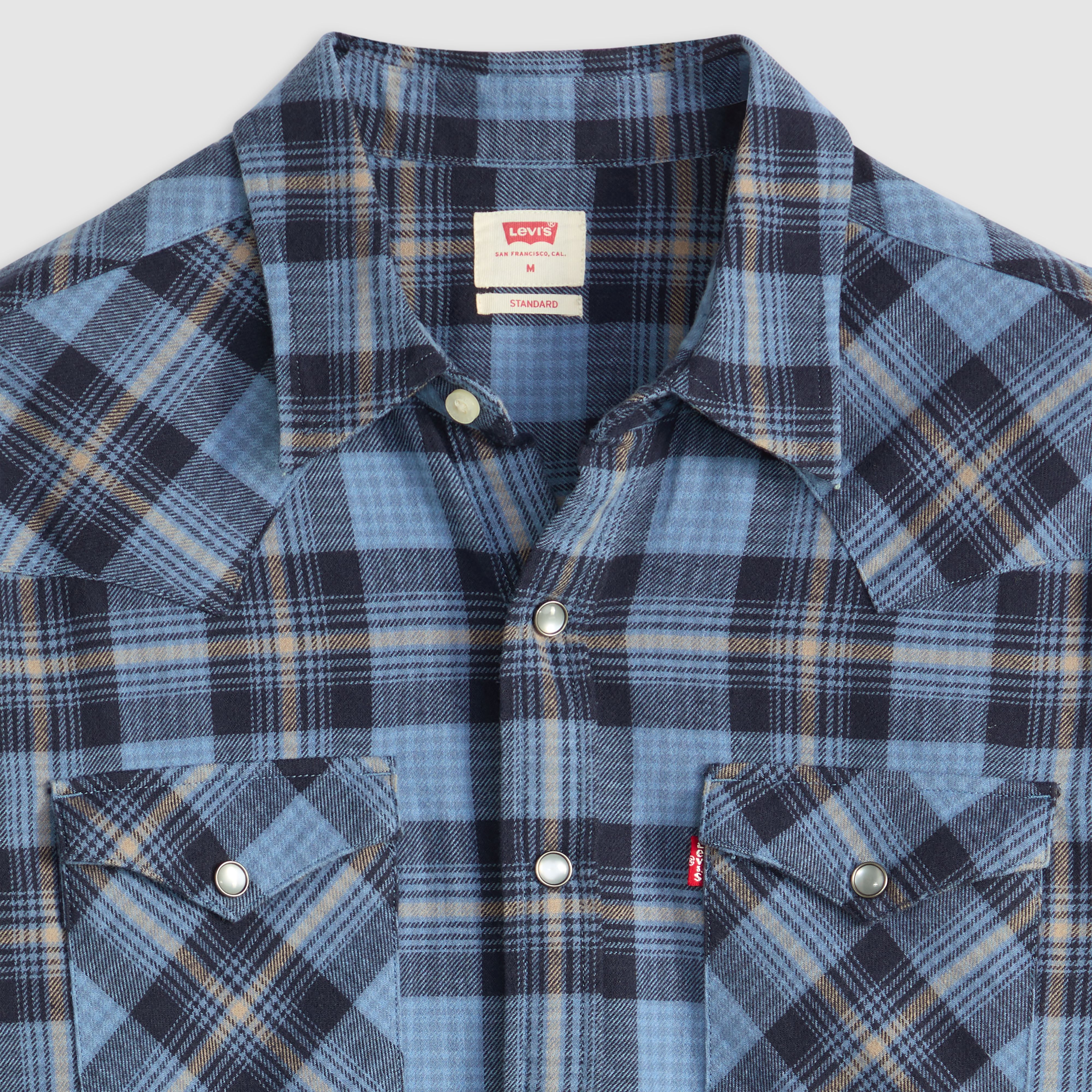 50's〜 Levi's フランネルシャツ Classic Standard Fit Western