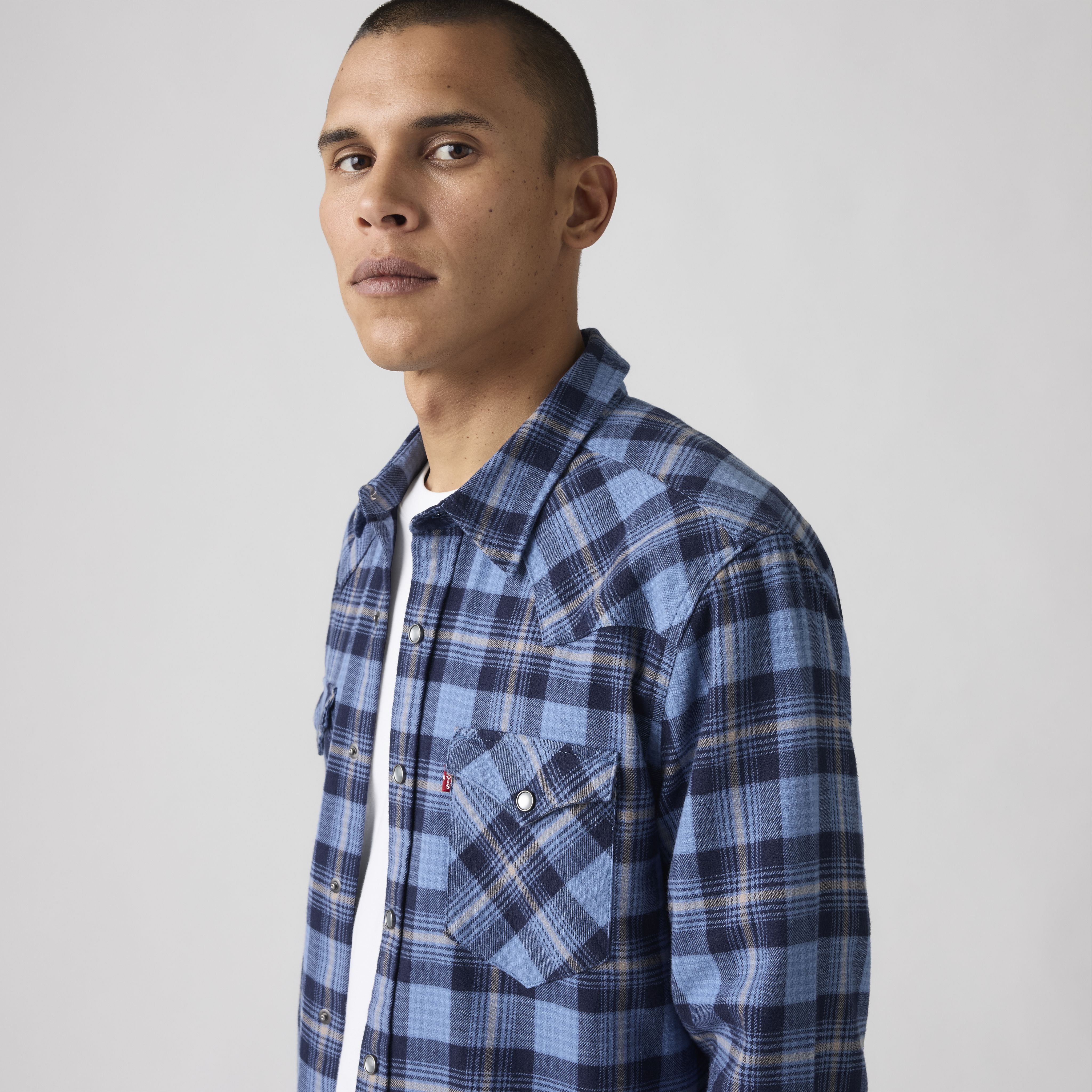 Classic Standard Fit Western Flannel Shirt 4