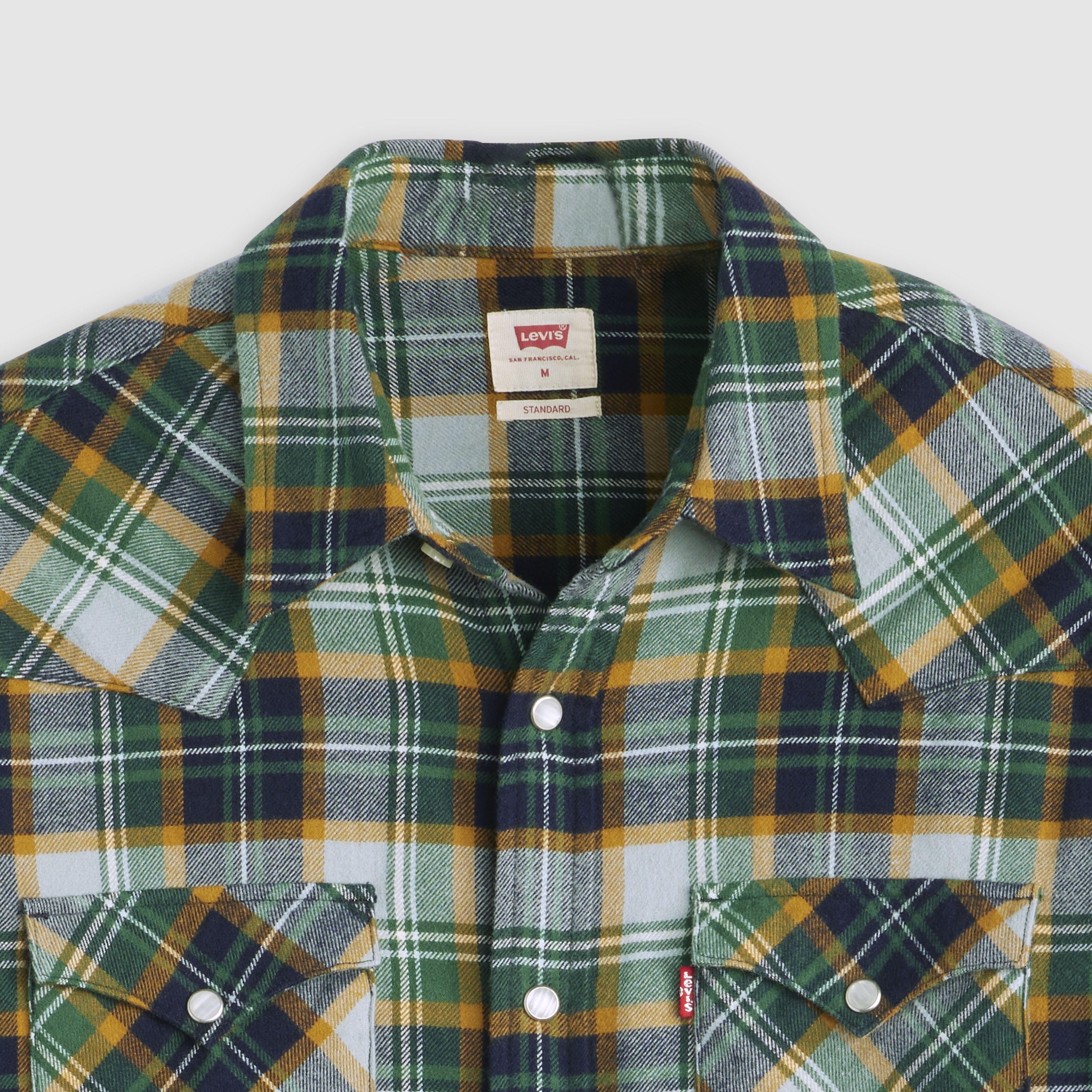 Classic Standard Fit Western Flannel Shirt 6