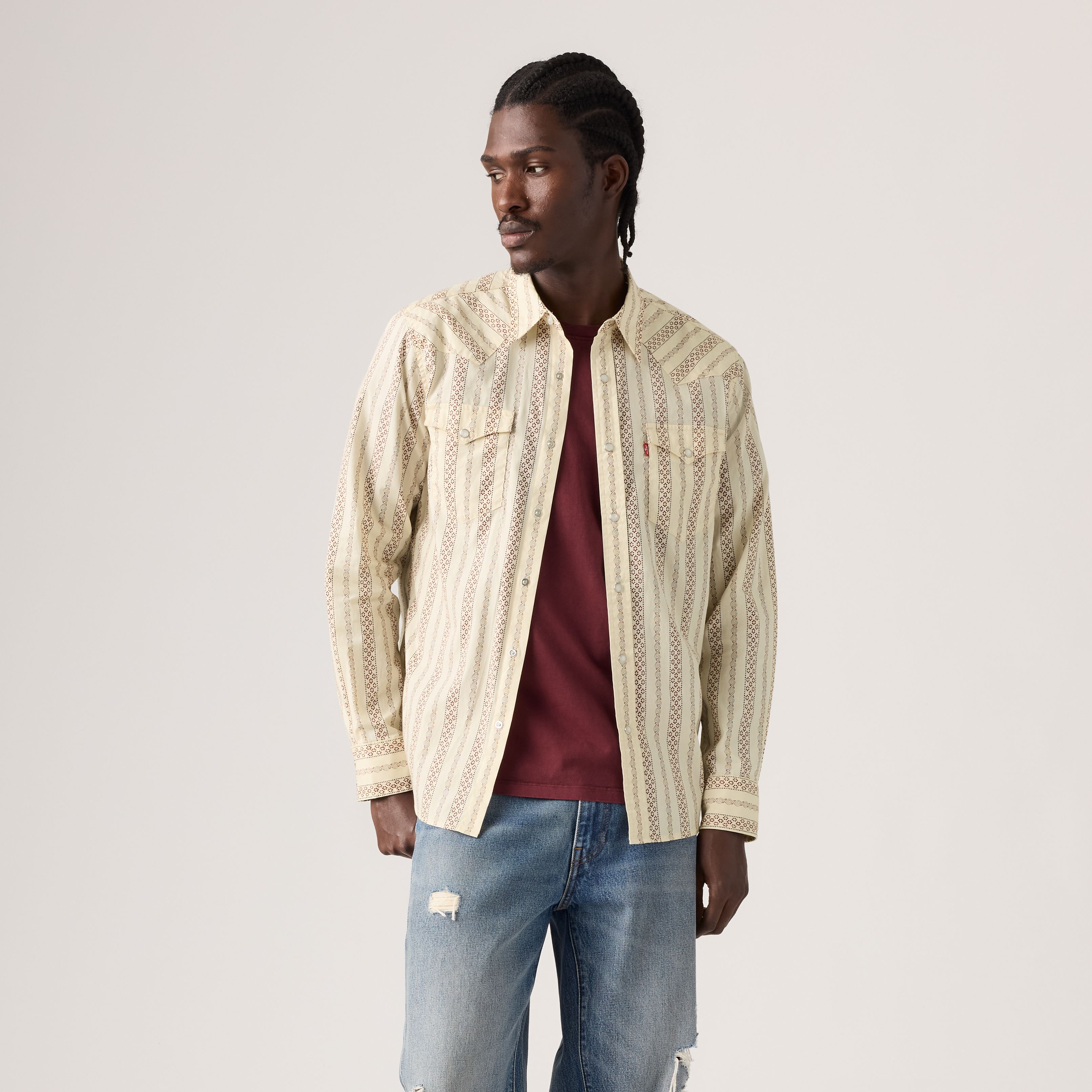 Classic Standard Western Poplin Shirt 3