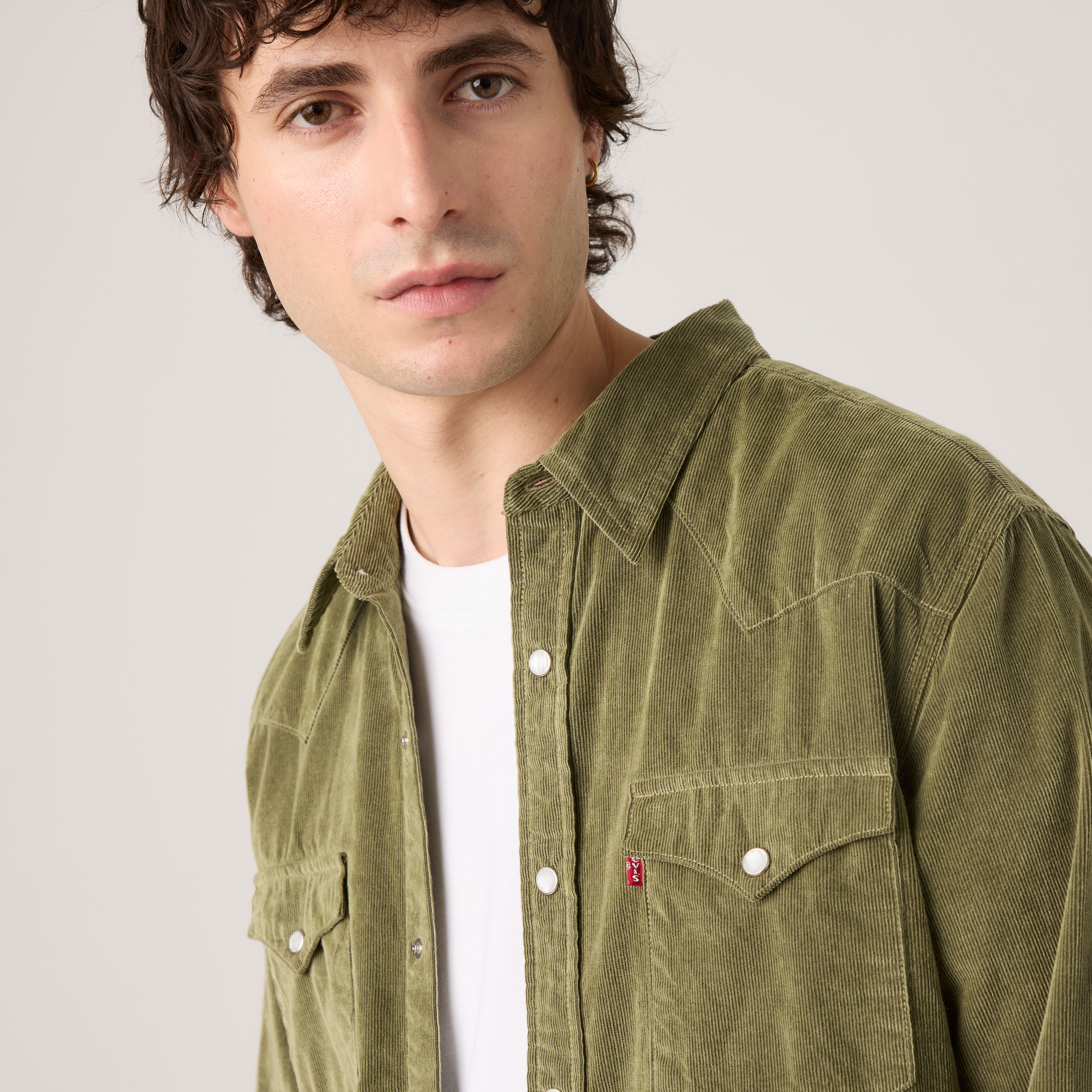 Classic Standard Western Corduroy Shirt 2