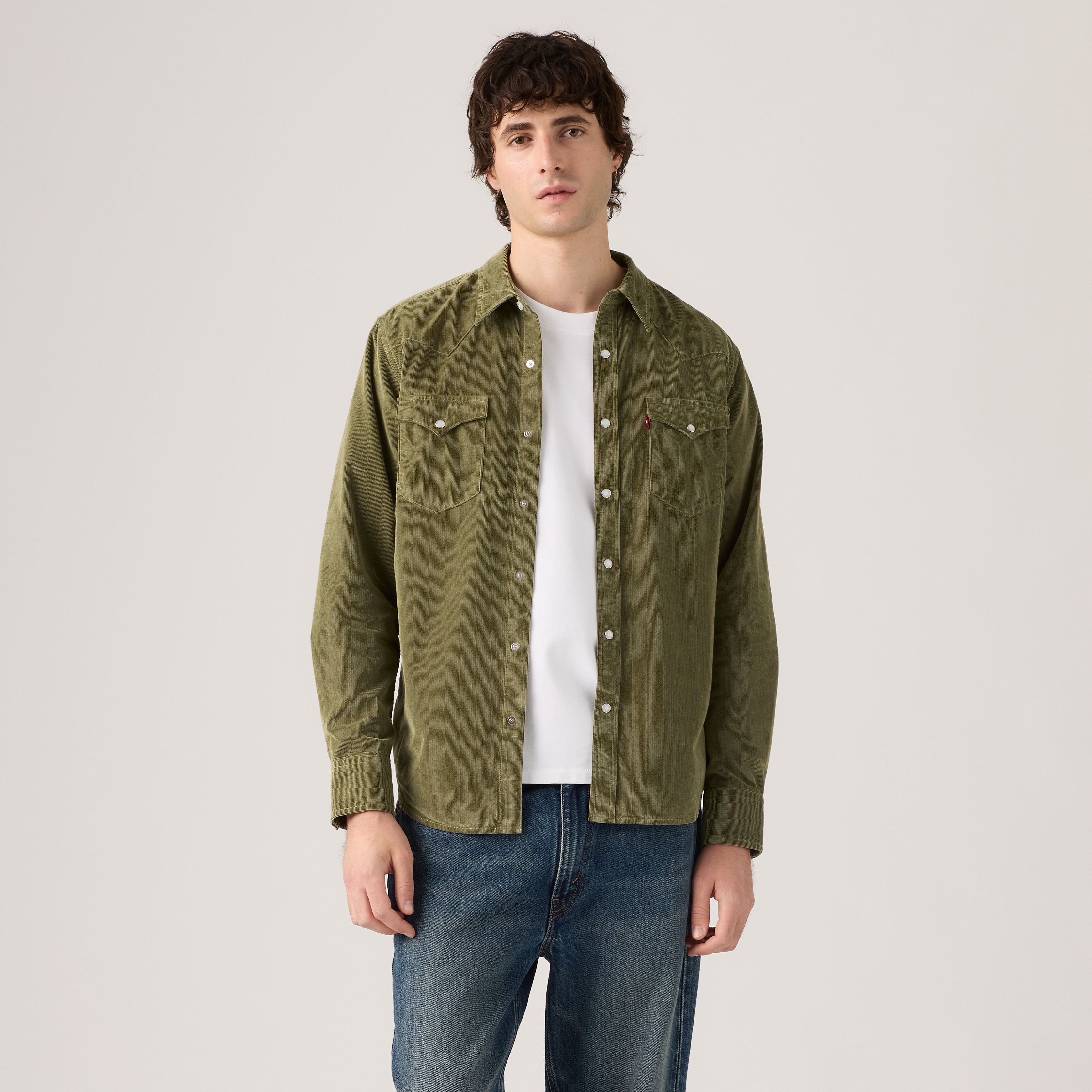 Classic Standard Western Corduroy Shirt 1