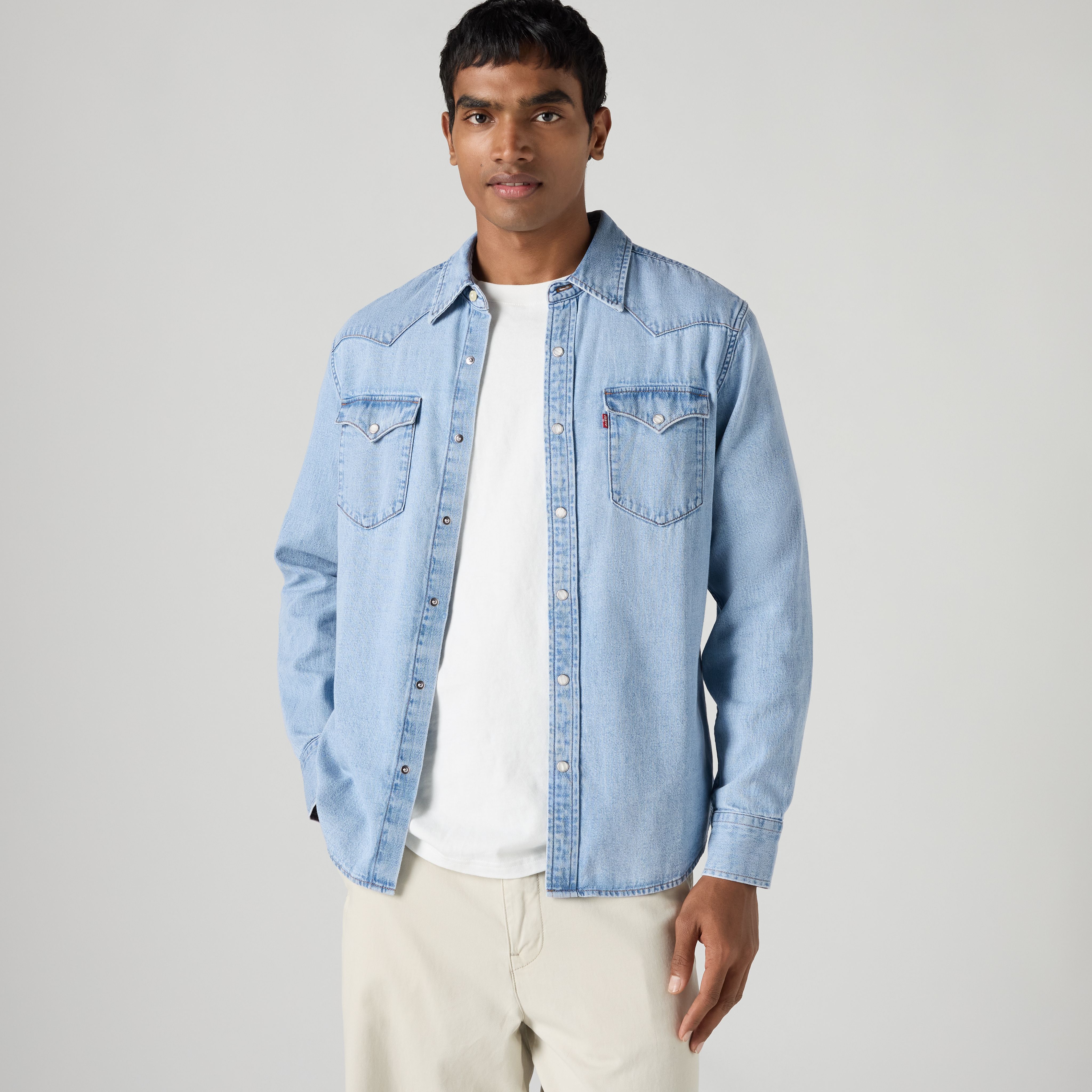 Classic Western Denim Shirt - Light Wash | Levi's® ES