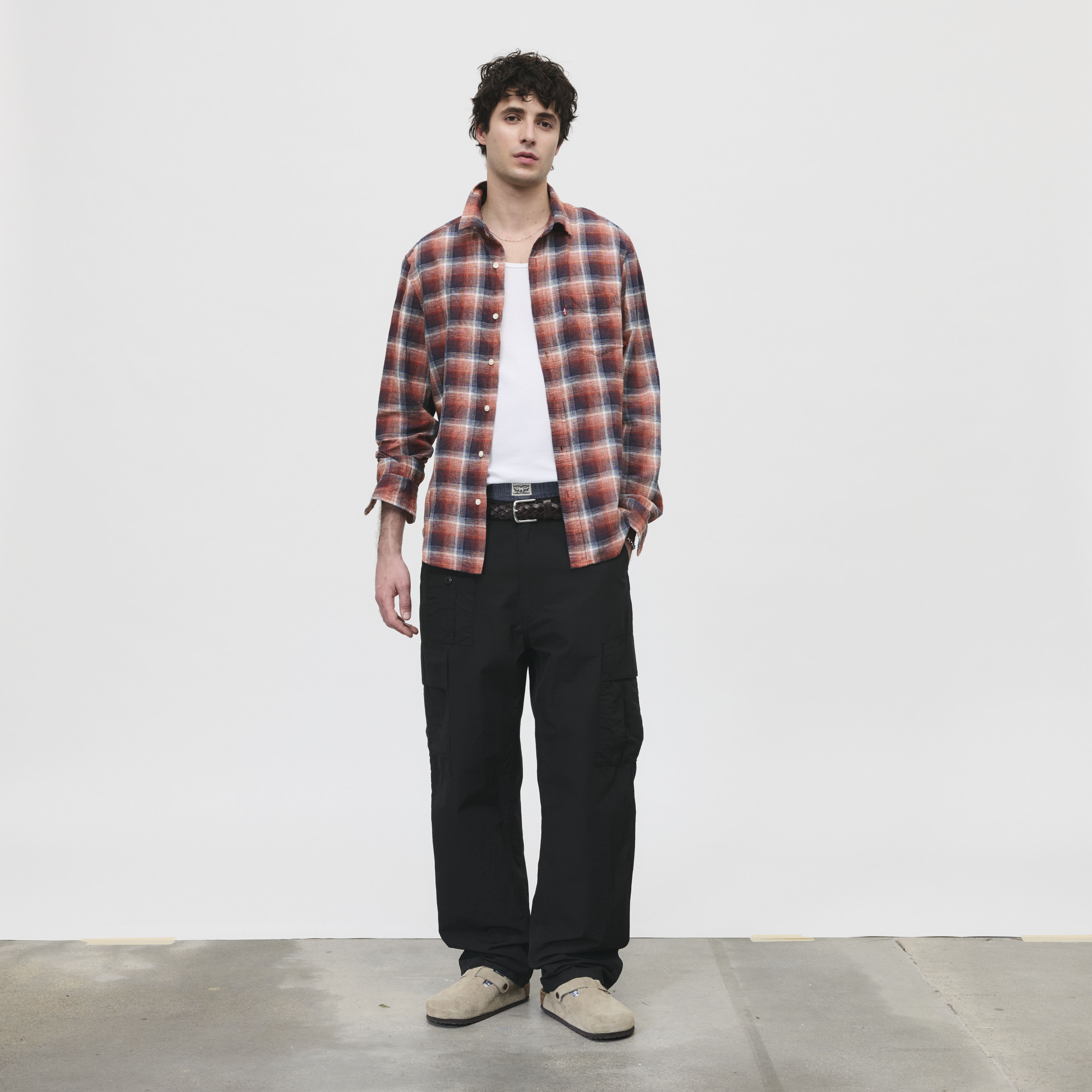 Sunset One Pocket Cotton Linen Standard Fit Shirt 1
