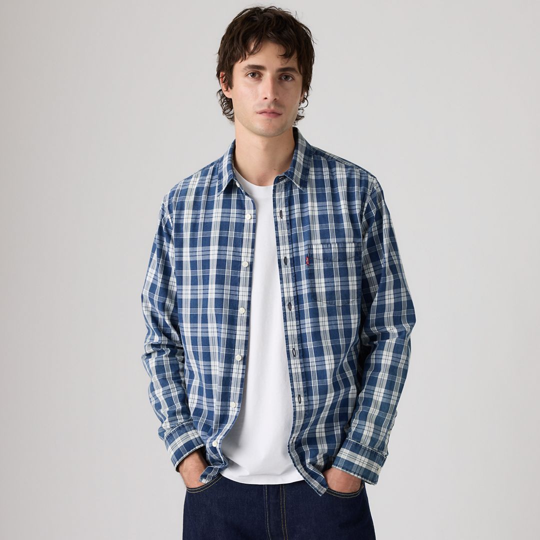 Levi's Sunset One Pocket Standard Fit Poplin Shirt - Men's