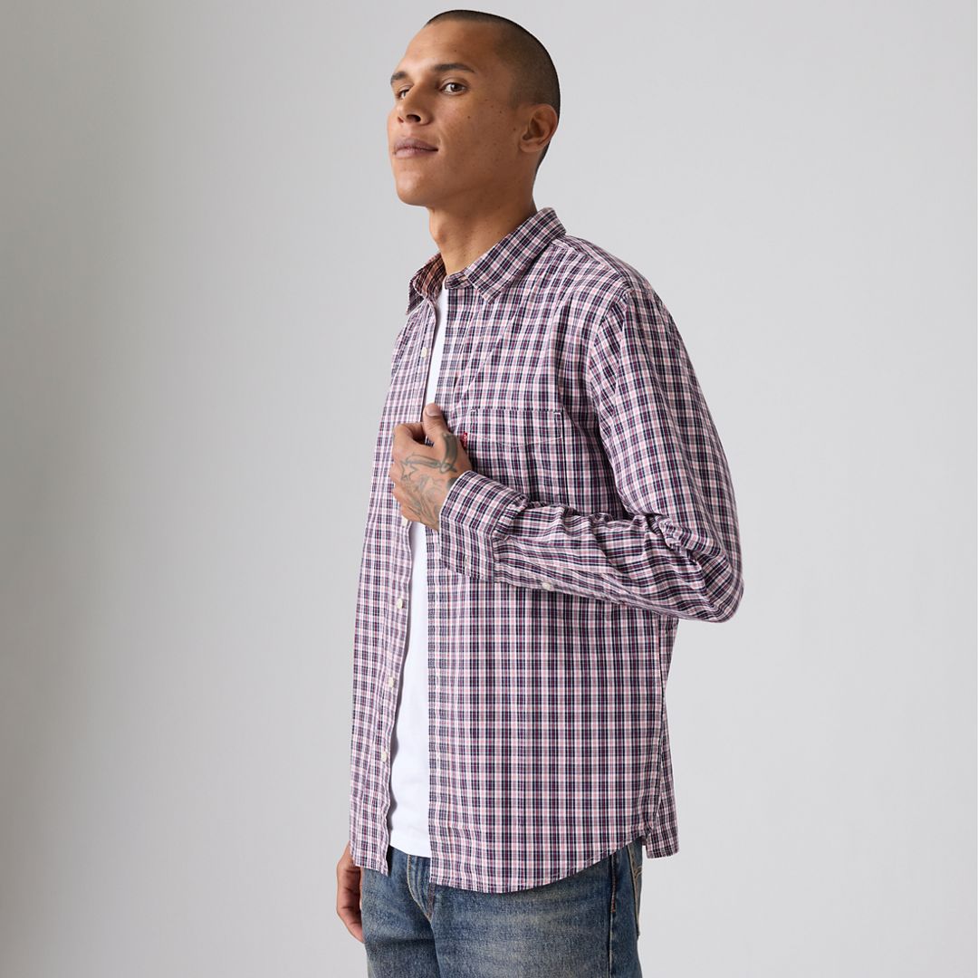 Levi's Sunset One Pocket Standard Fit Poplin Shirt - Men's