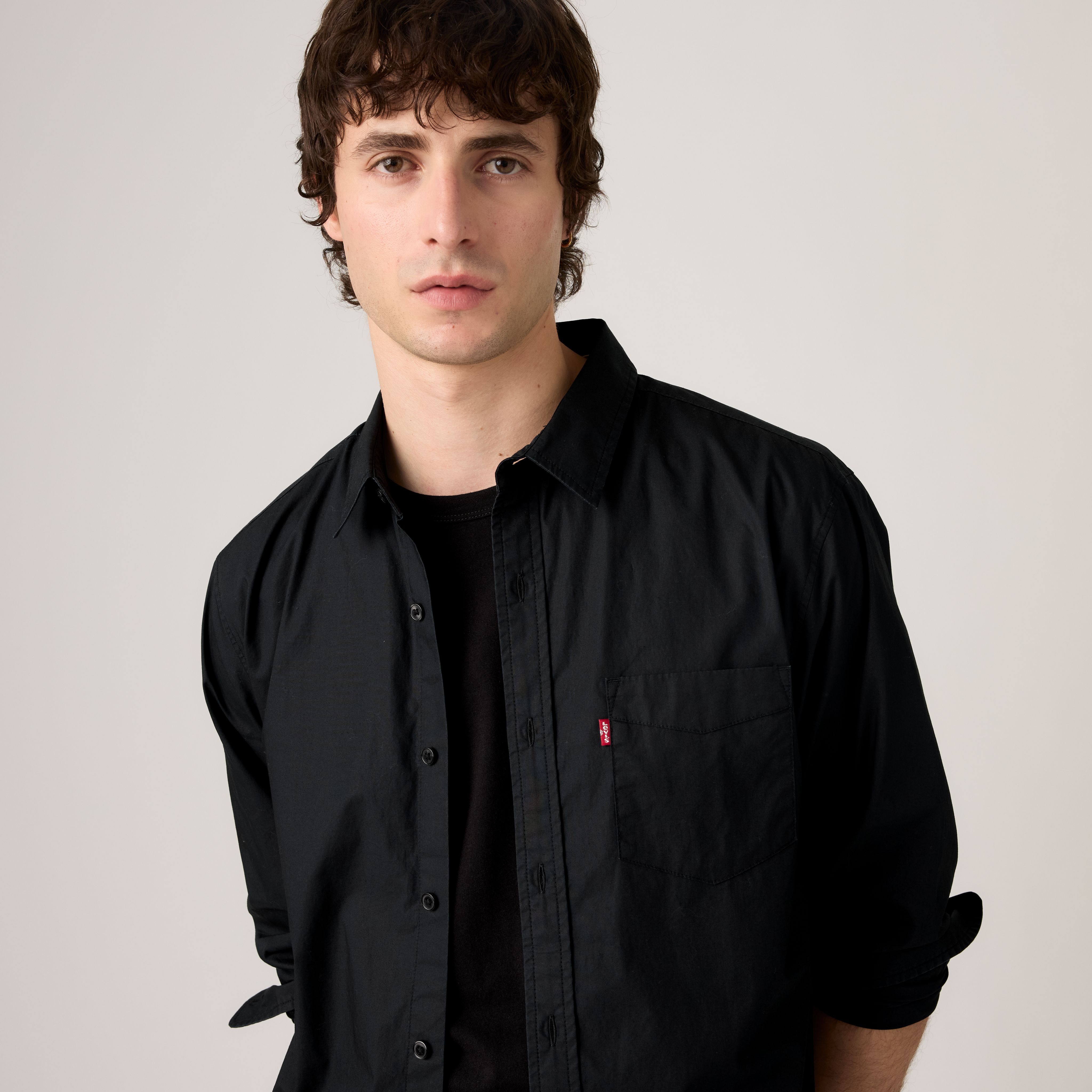 Sunset One Pocket Standard Poplin Shirt 2