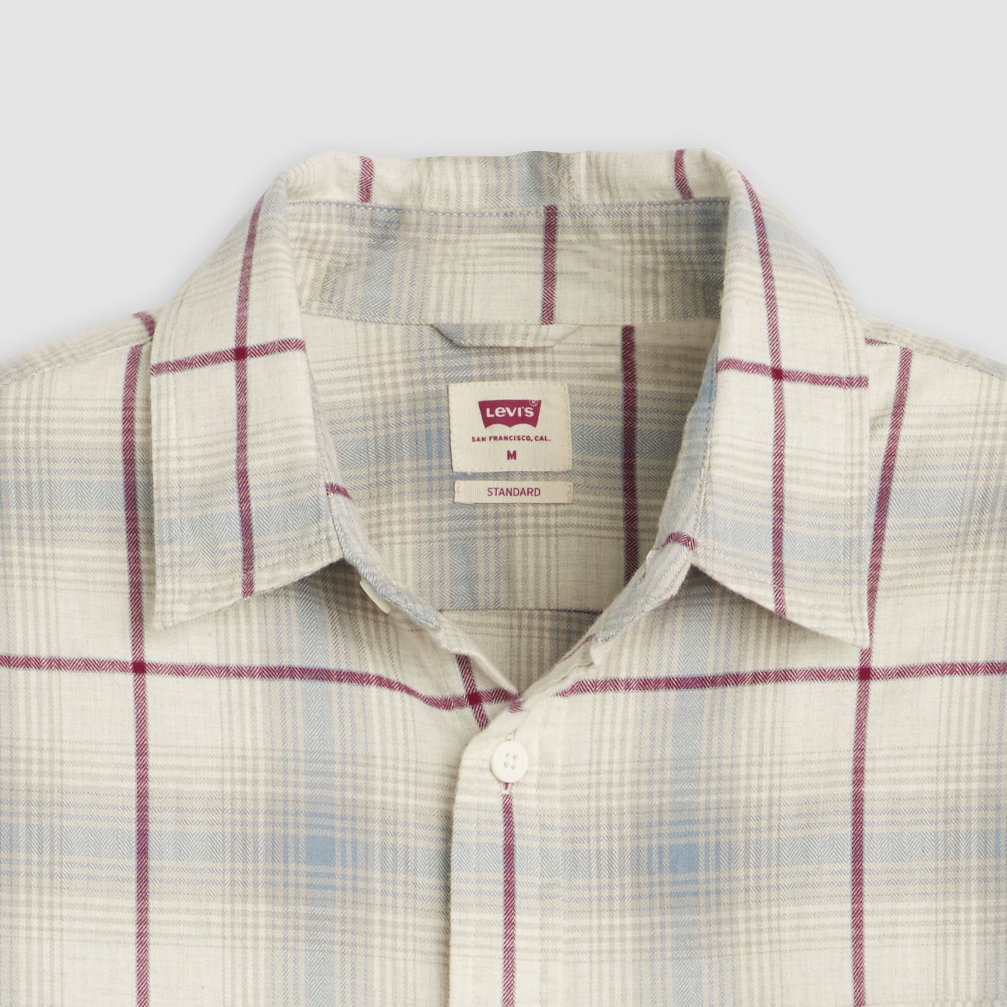 Classic One Pocket Standard Fit Flannel Shirt 6