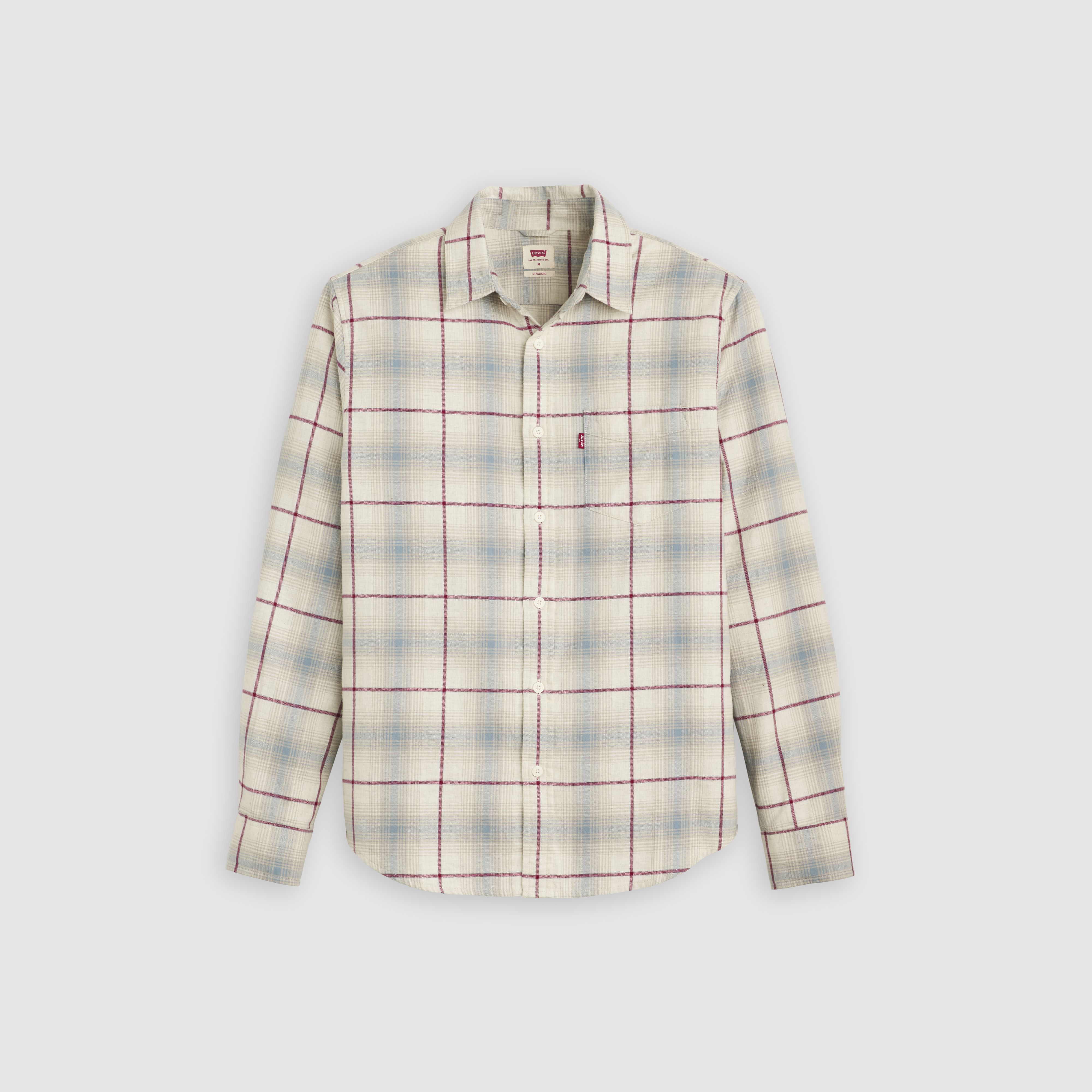 Classic One Pocket Standard Fit Flannel Shirt 5