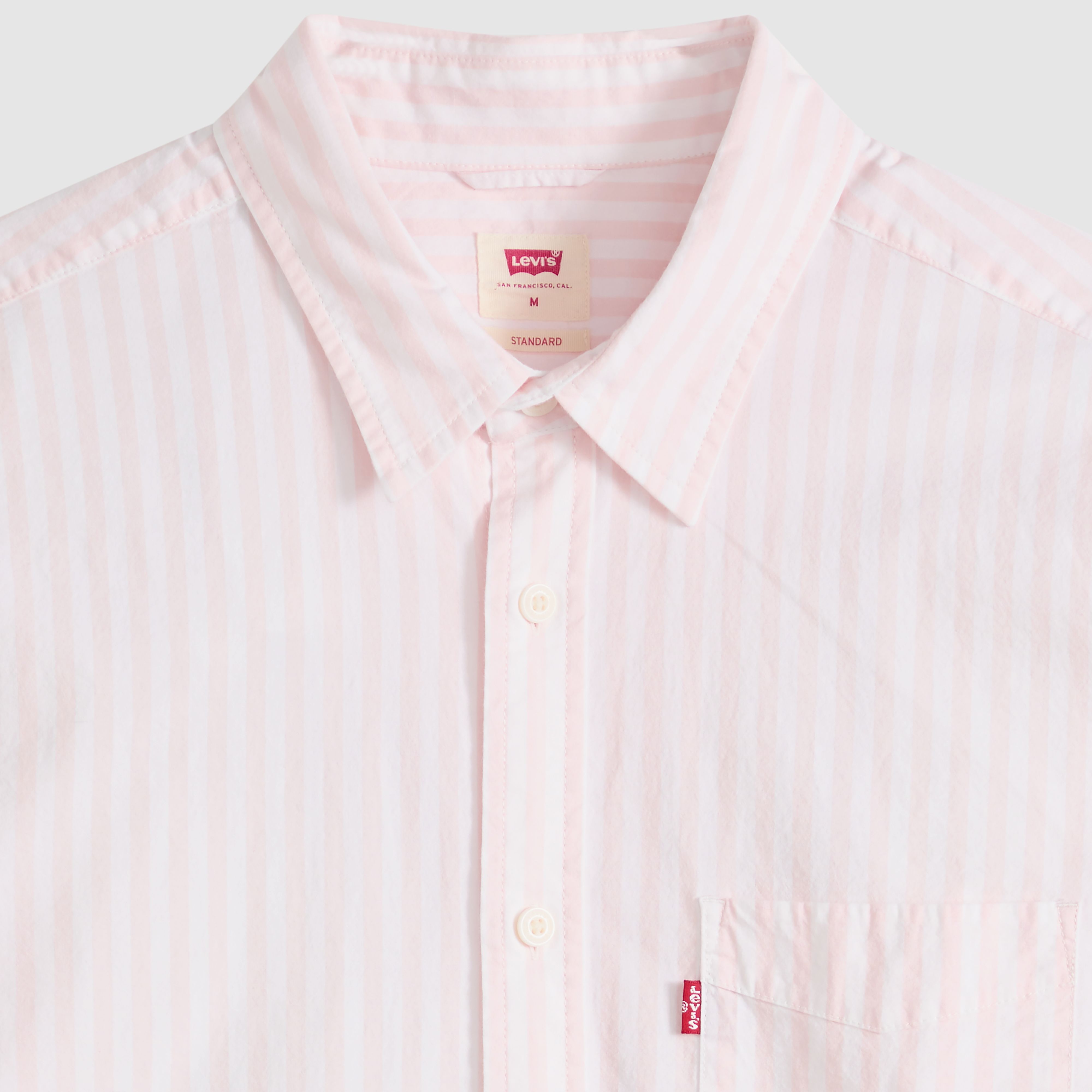Classic One Pocket Standard Fit Poplin Shirt 6