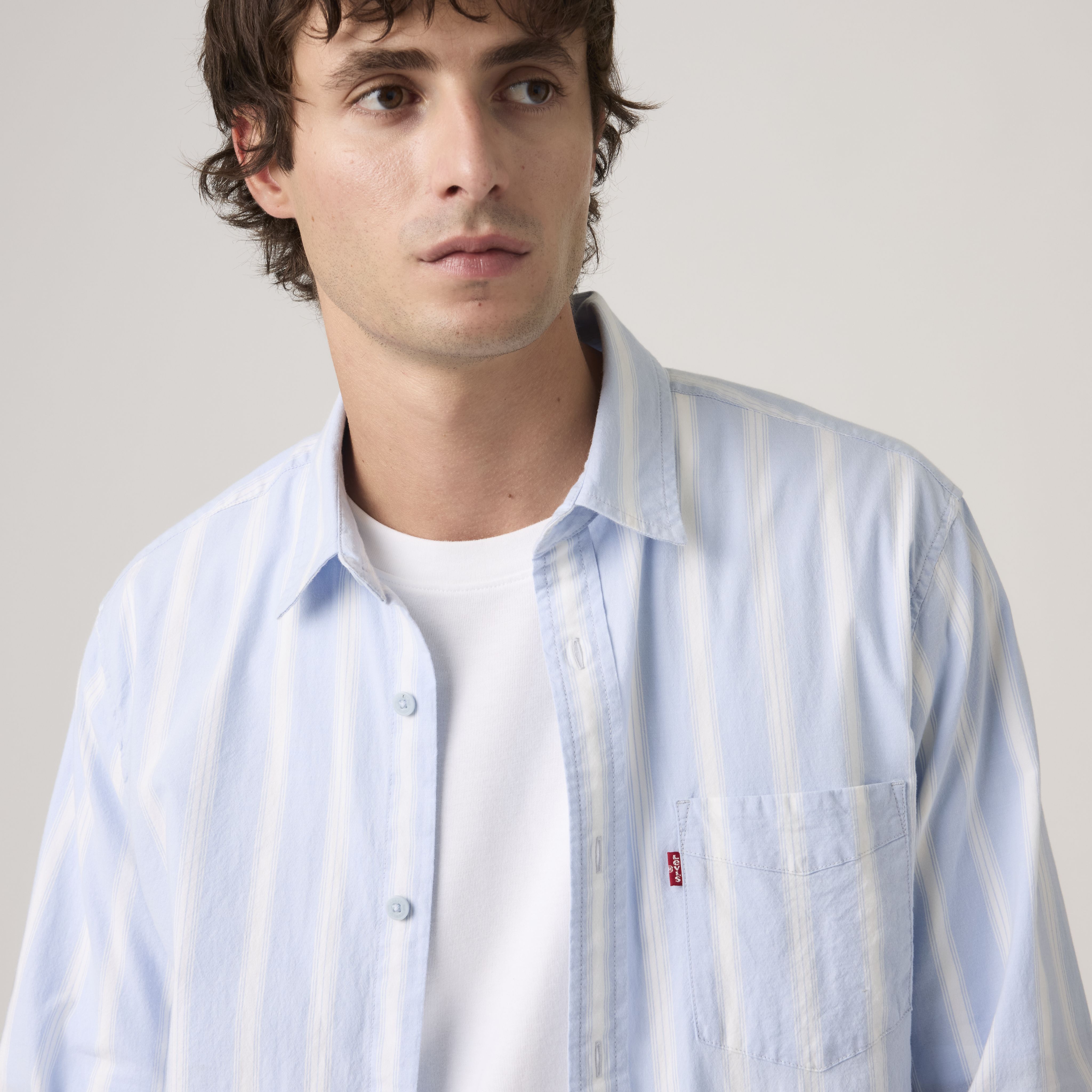 Classic One Pocket Standard Fit Poplin Shirt 2