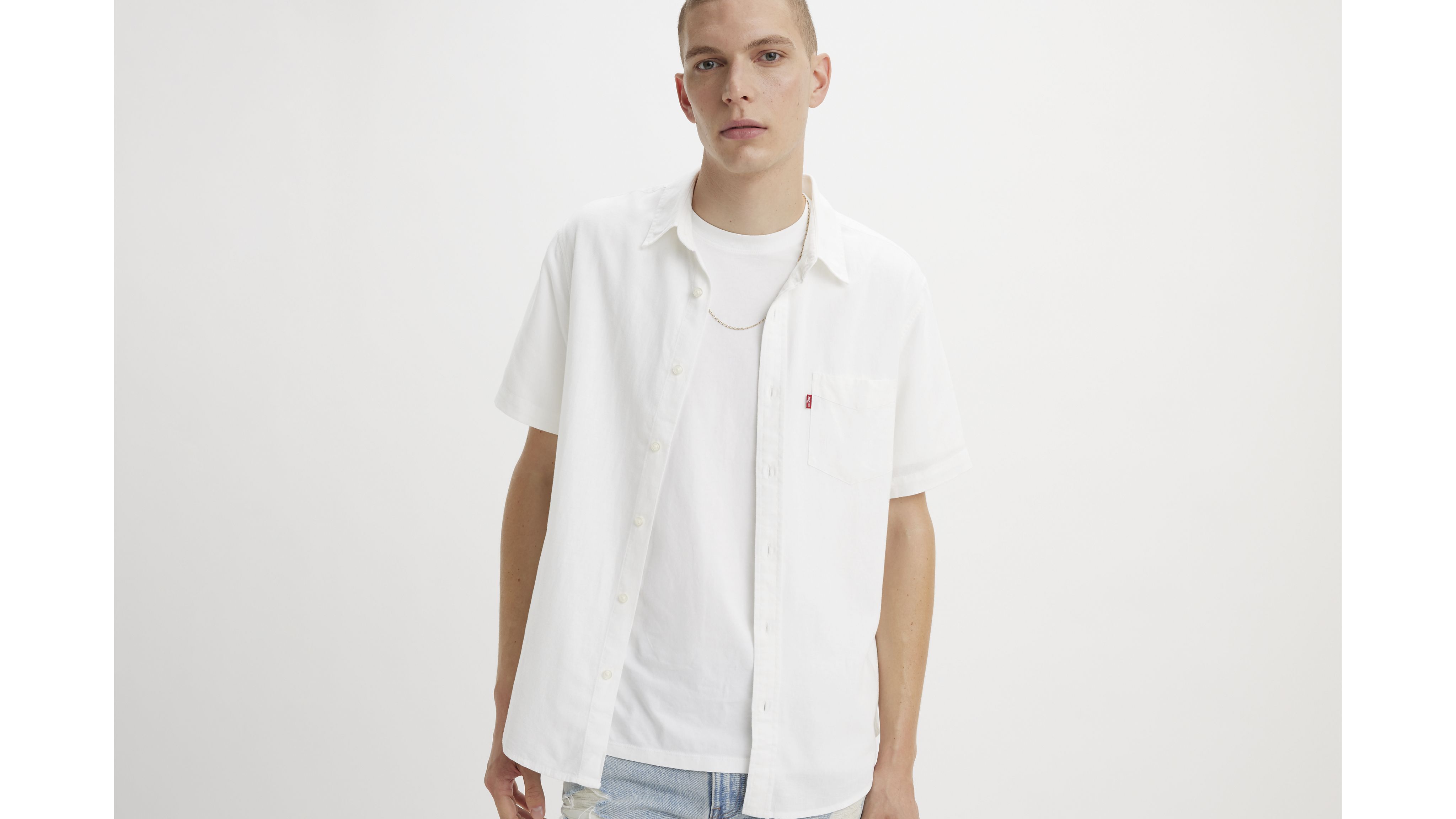 Short Sleeve Sunset One Pocket Shirt 1