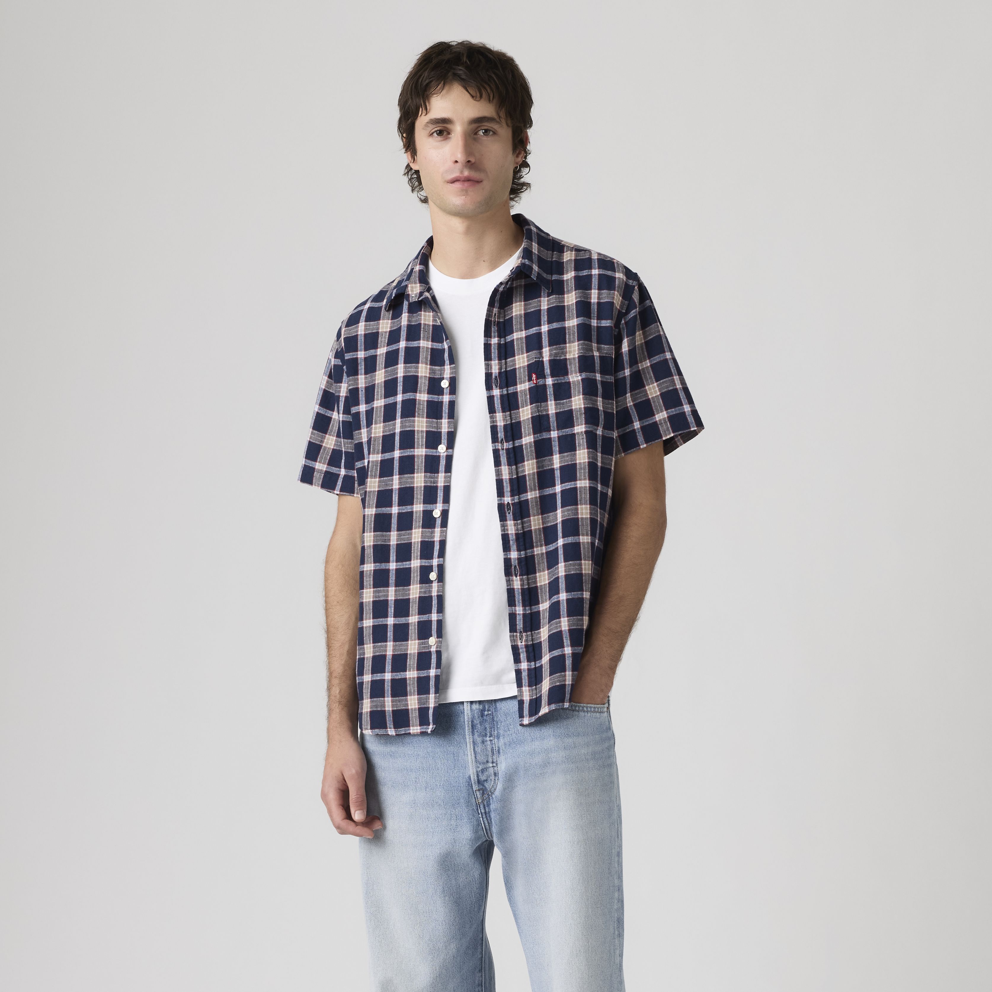 Short-Sleeve Sunset One Pocket Standard Fit Shirt 7