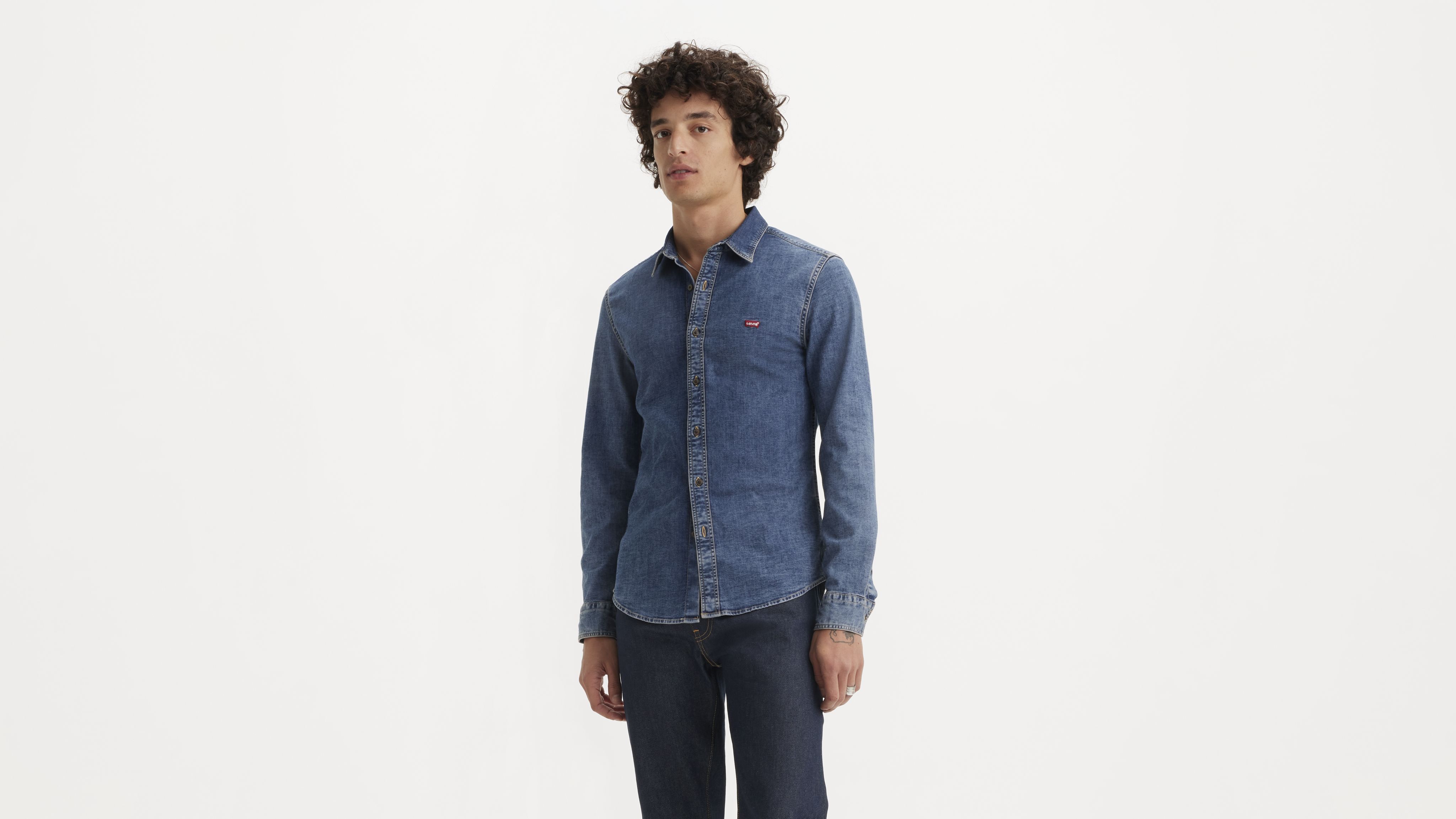 Battery Housemark Slim Fit overhemd 2