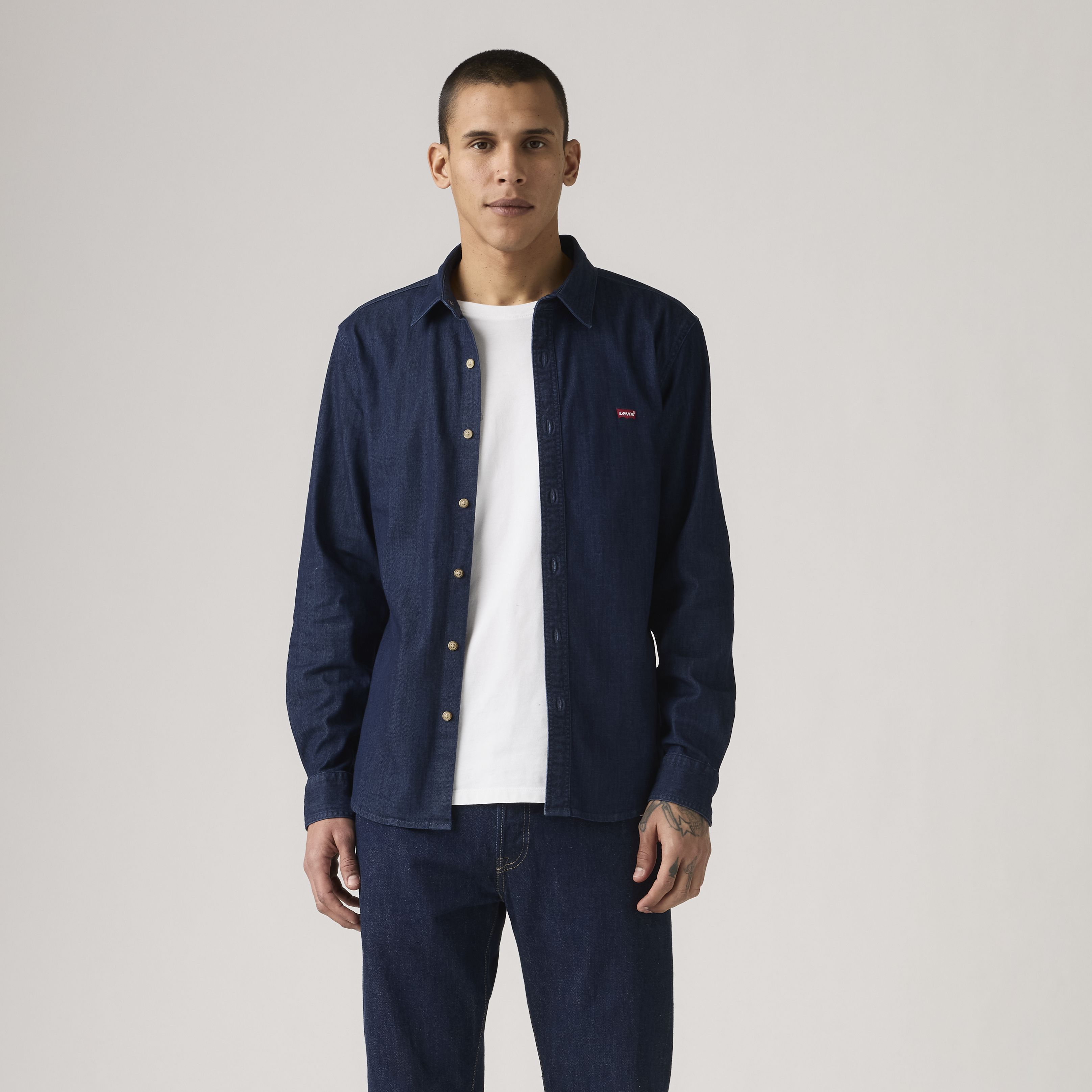 Battery Housemark Slim Fit overhemd 7