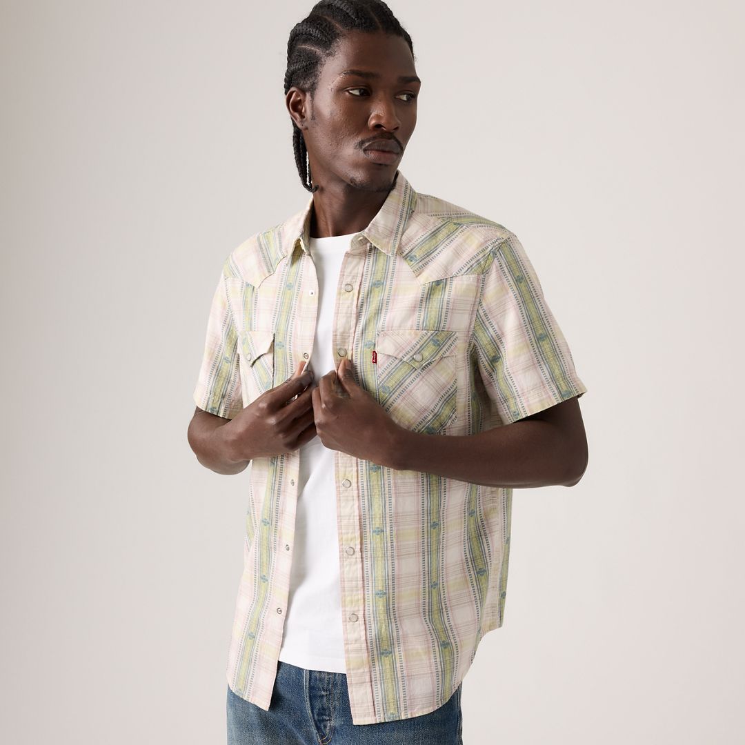 Levi's Classic Standard Western Short-Sleeve Shirt - Men's XXL