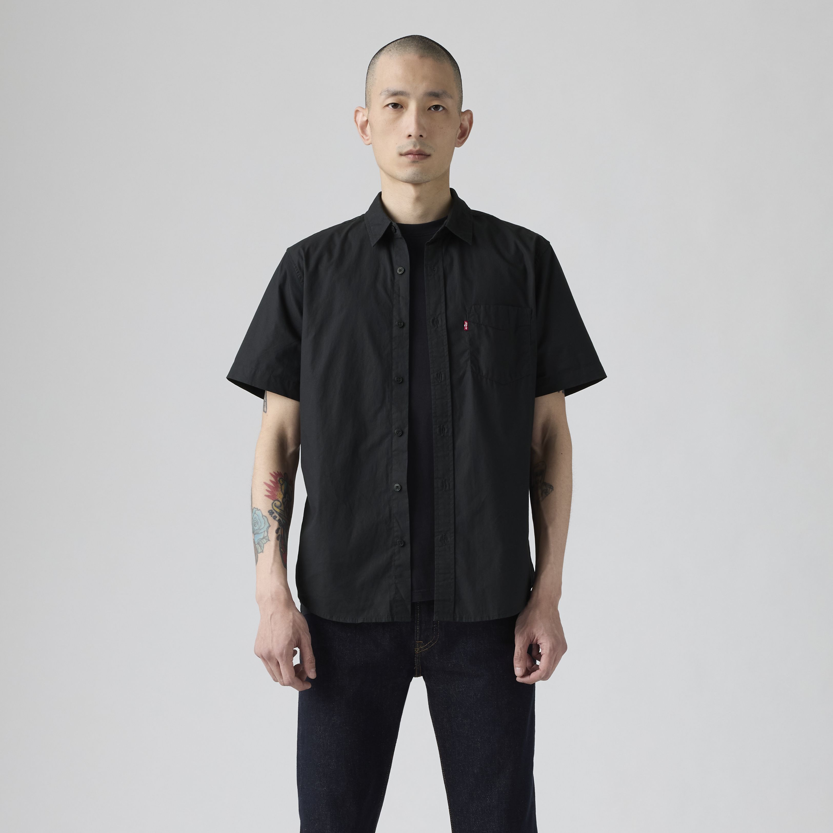 Chemise manche courte Sunset à une poche 2