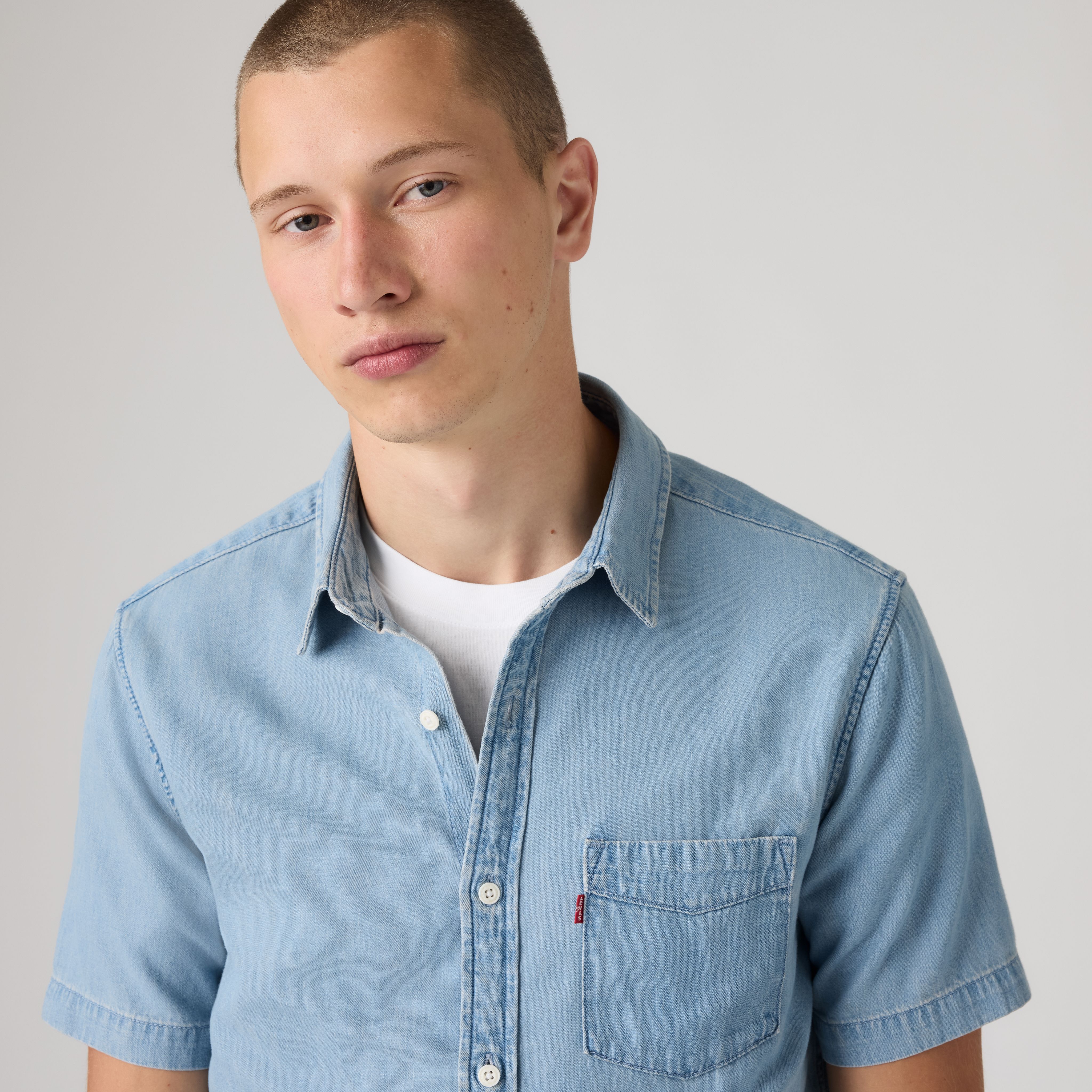 Chemise manche courte Sunset à une poche 2