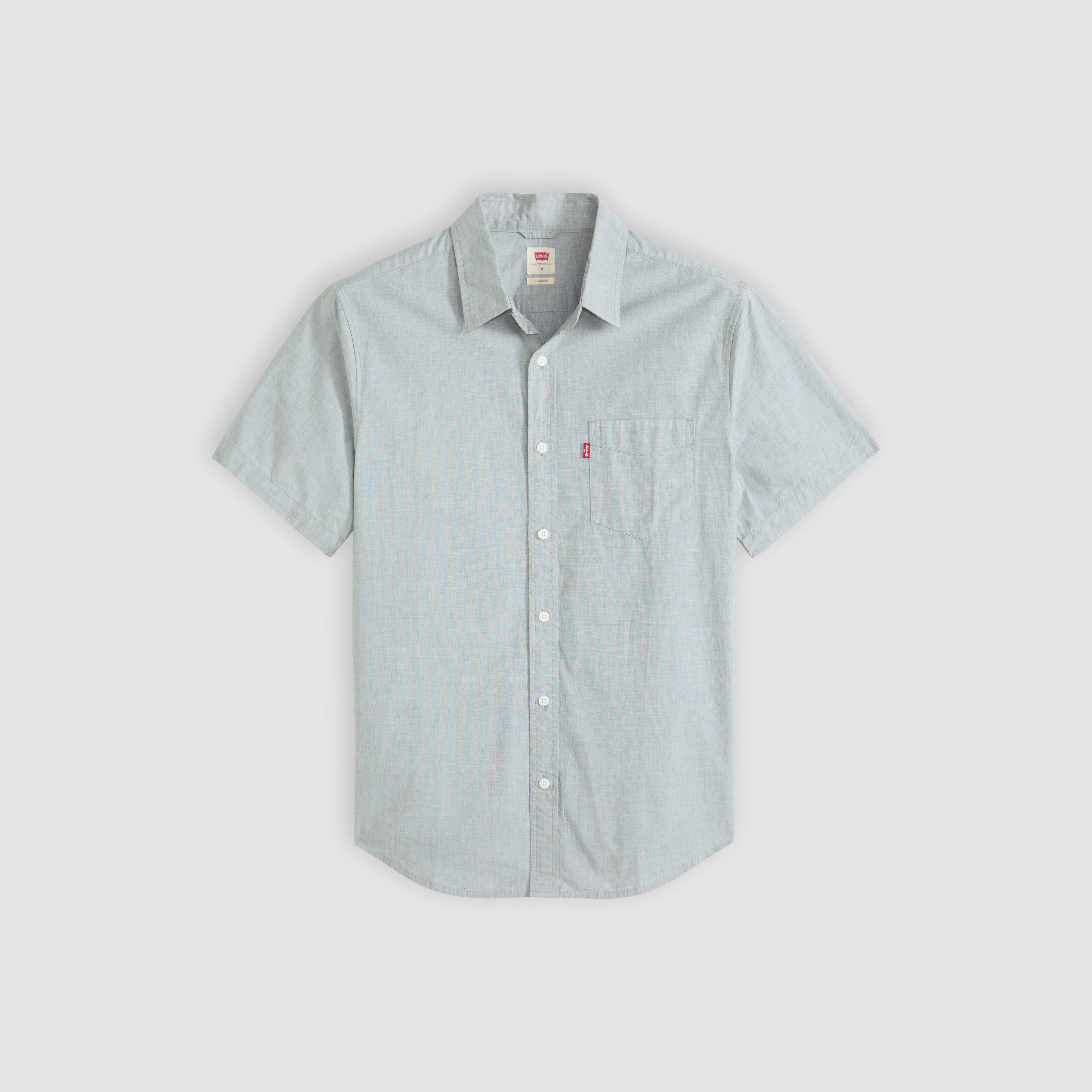 Short-sleeve Classic Standard Fit Shirt - Grey | Levi's® US