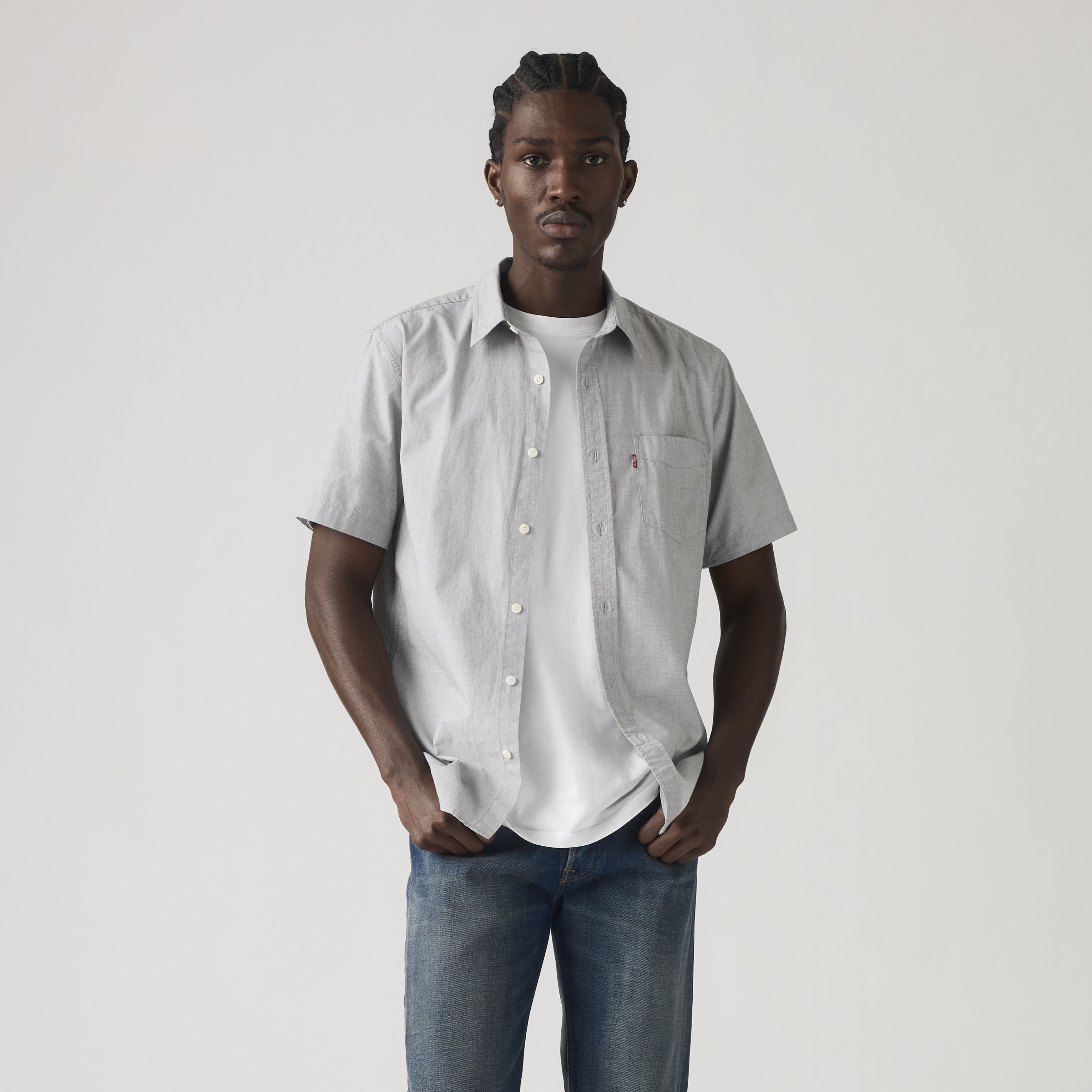 Short-Sleeve Classic Standard Fit Shirt 15