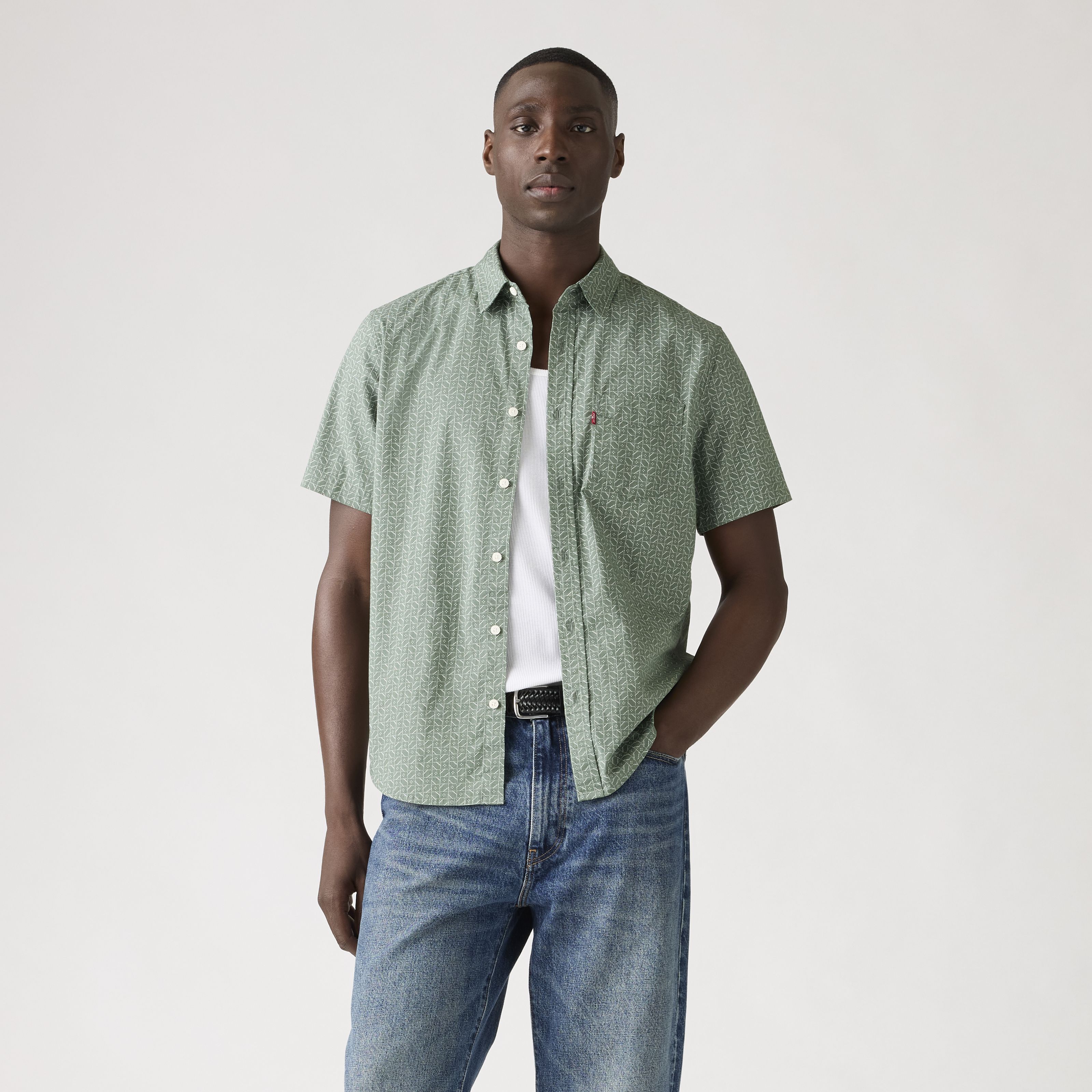 Short-Sleeve Classic Standard Fit Shirt 9
