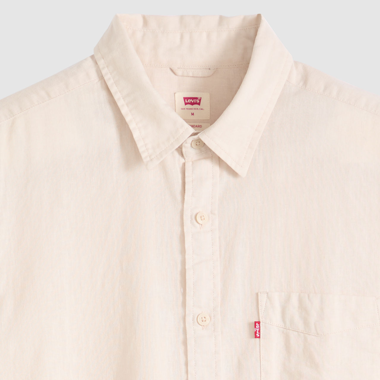 Classic skjorte med standardpasform og korte ærmer 2