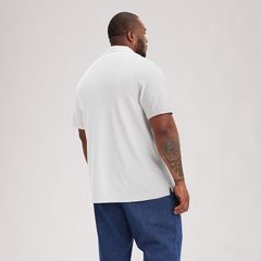 100% Cotton Housemark Polo (Big) — White - White 2