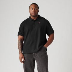 100% Cotton Housemark Polo (Big) — Mineral Black - Black 1