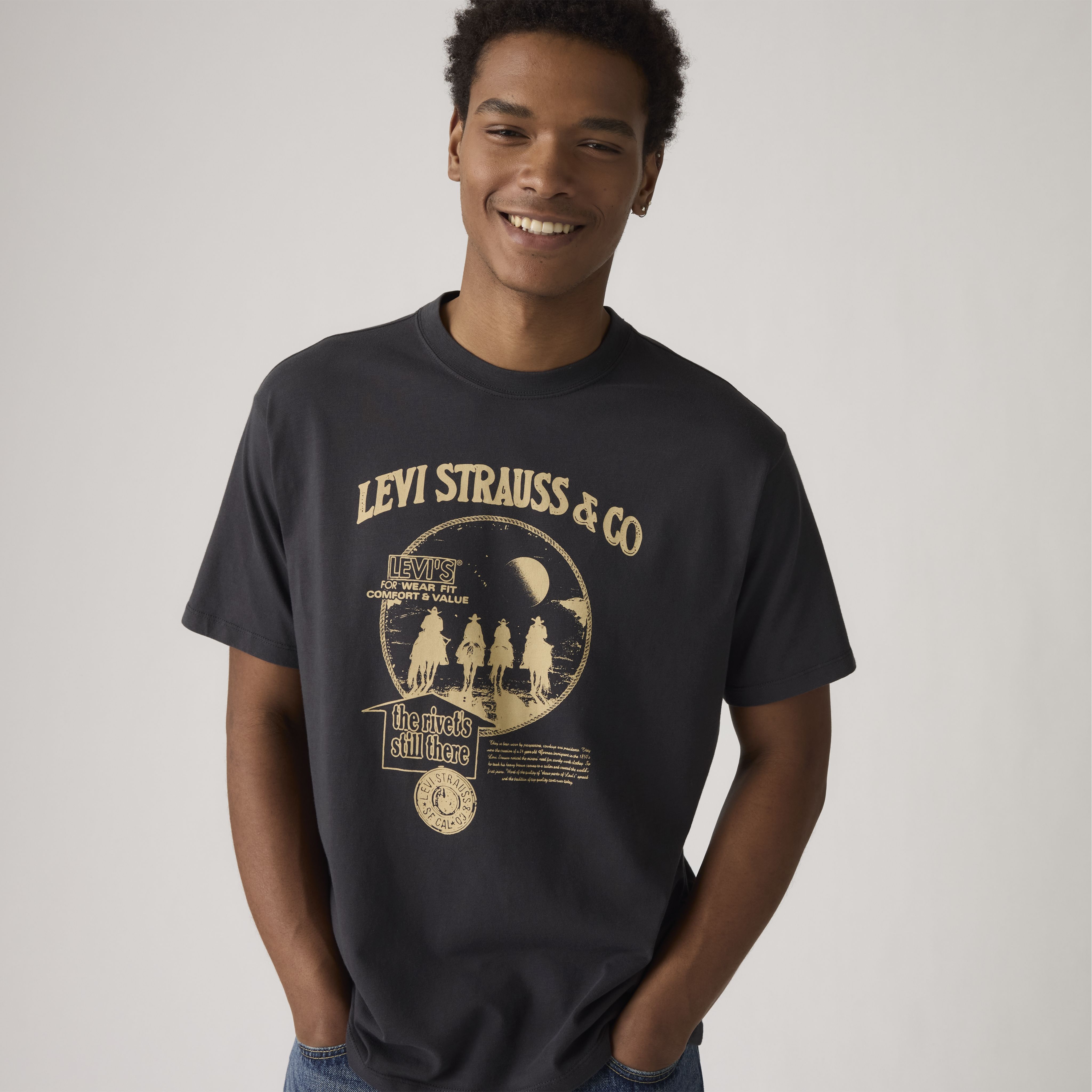 T-shirt graphique coupe vintage 1