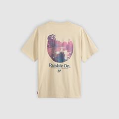 Relaxed Vintage Graphic T-Shirt — Levis Botanical 2 Castle Wall - Tan 7
