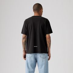 Relaxed Vintage Graphic T-Shirt — Super Bloom Jet Black - Black 4