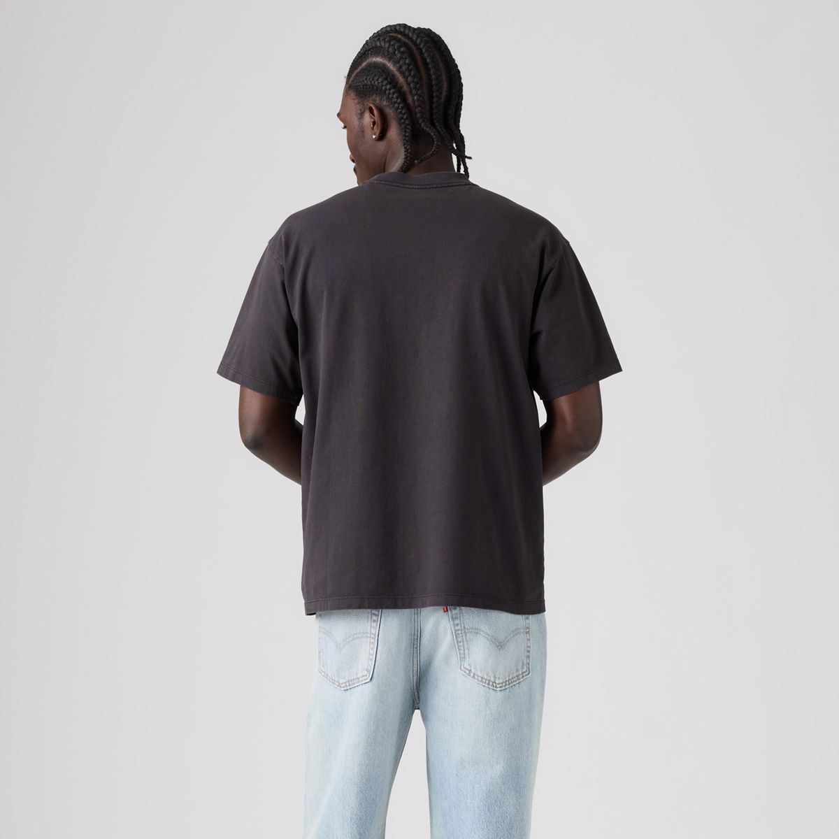 Vintage Graphic T-Shirt — Blurred Phantom - Black