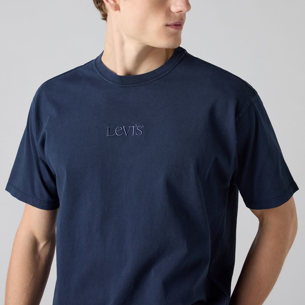 Vintage Graphic T-Shirt — Logo Nightfall Navy - Blue
