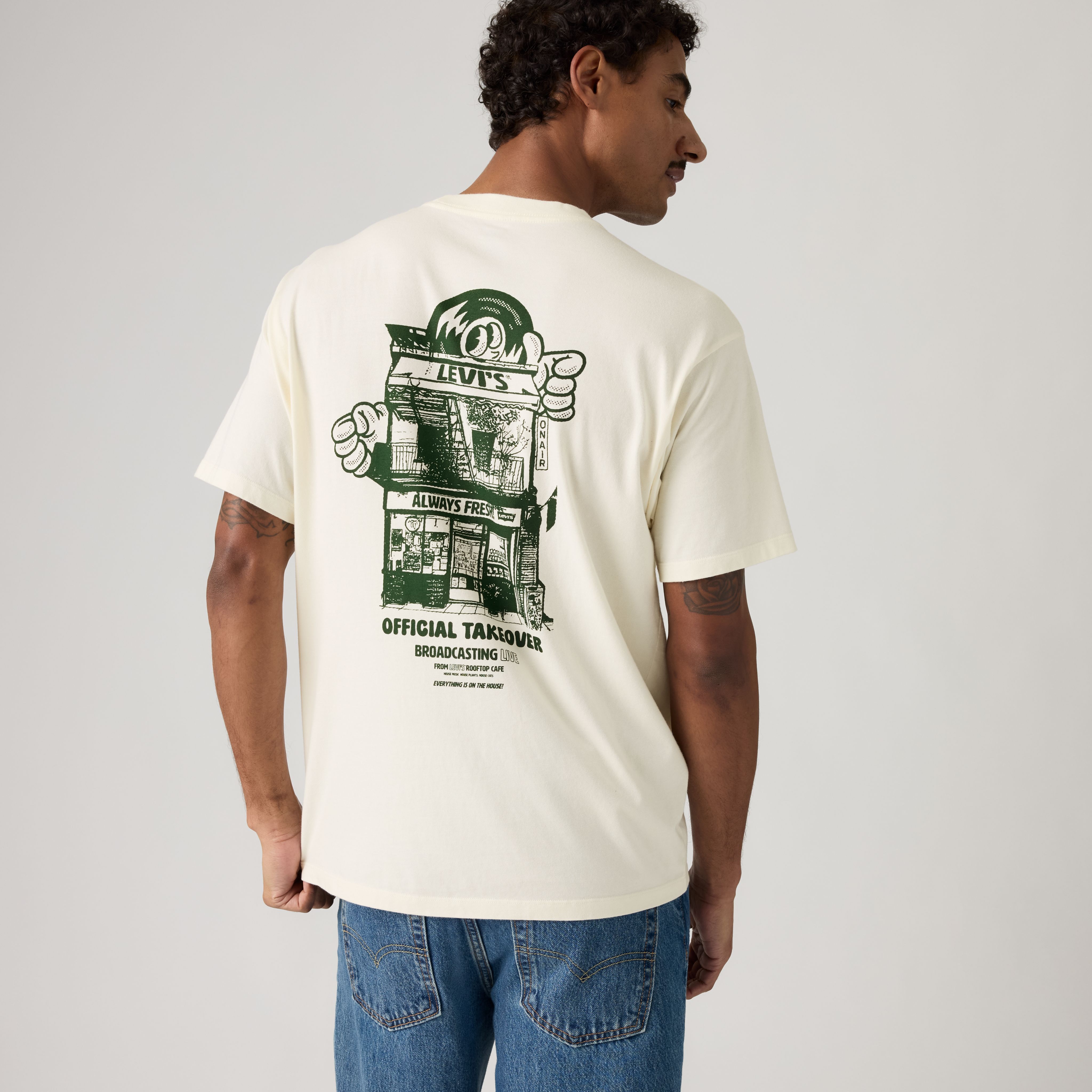 Graphic Vintage Fit Tee 1