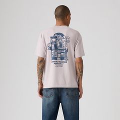Relaxed Vintage Graphic T-Shirt — Music City Cloud Grey - Grey 4