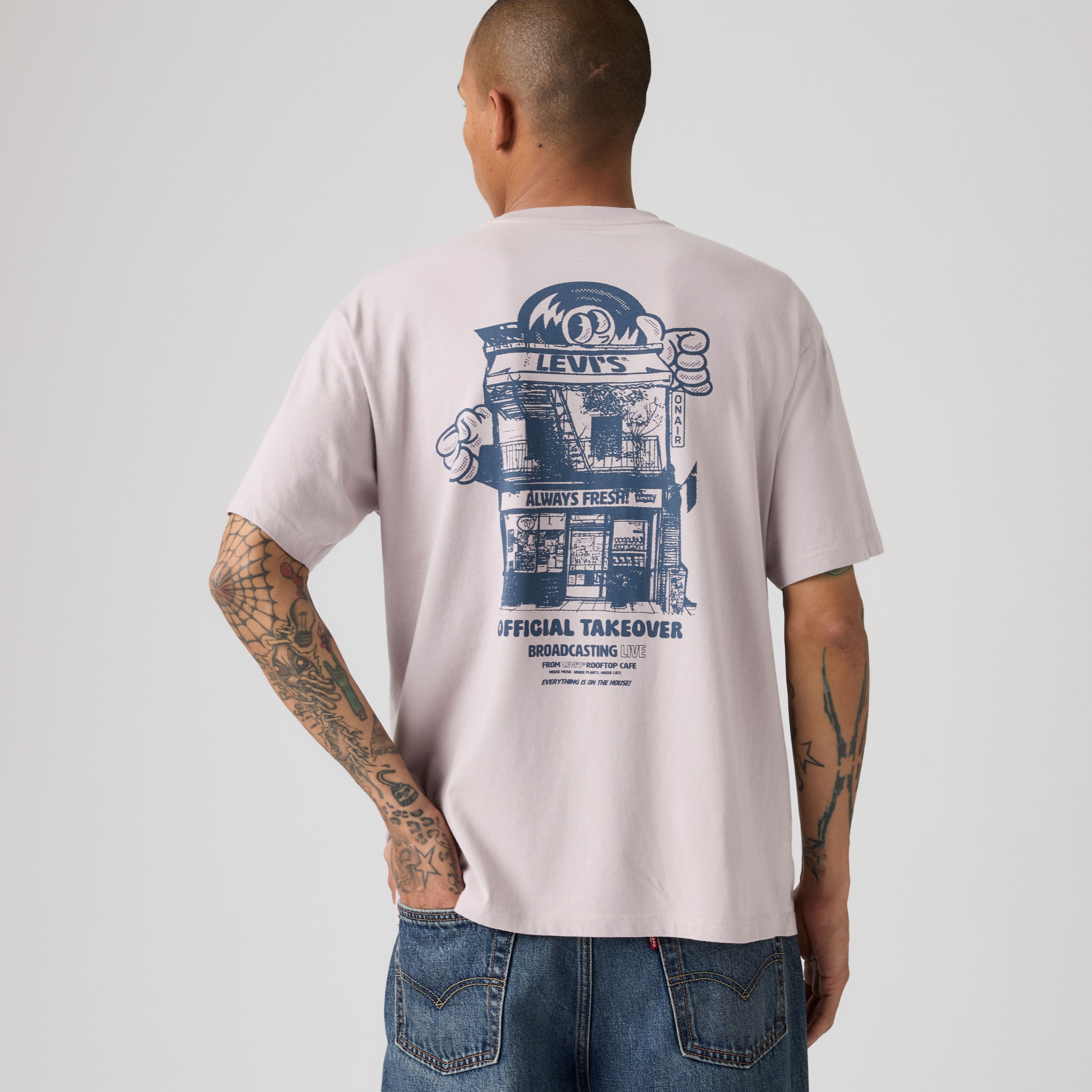 Graphic Vintage Fit Tee 1