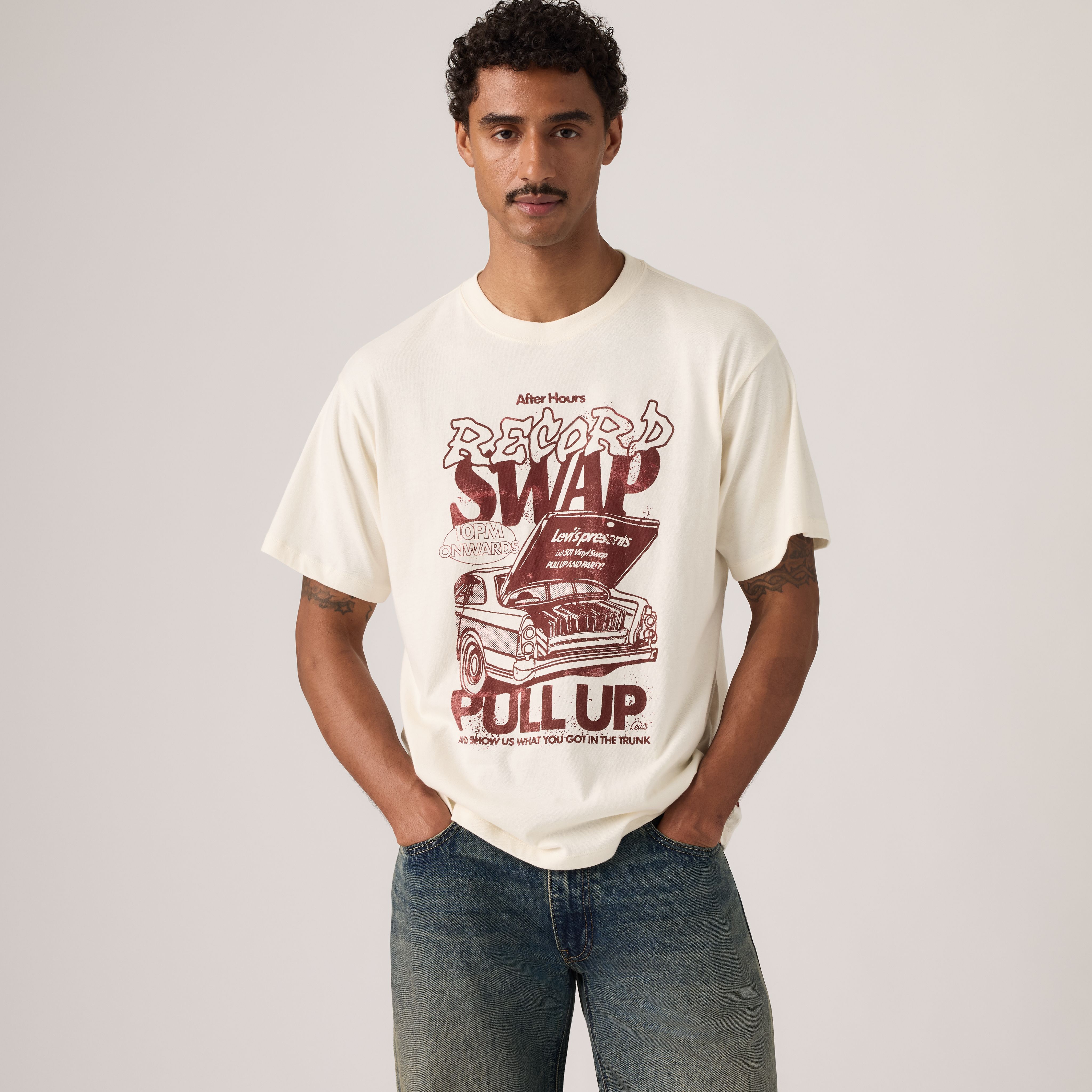 Graphic Vintage Fit Tee 1