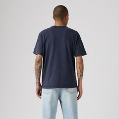 Vintage Graphic T-Shirt — Lone Wolf Nightfall Navy - Blue 4