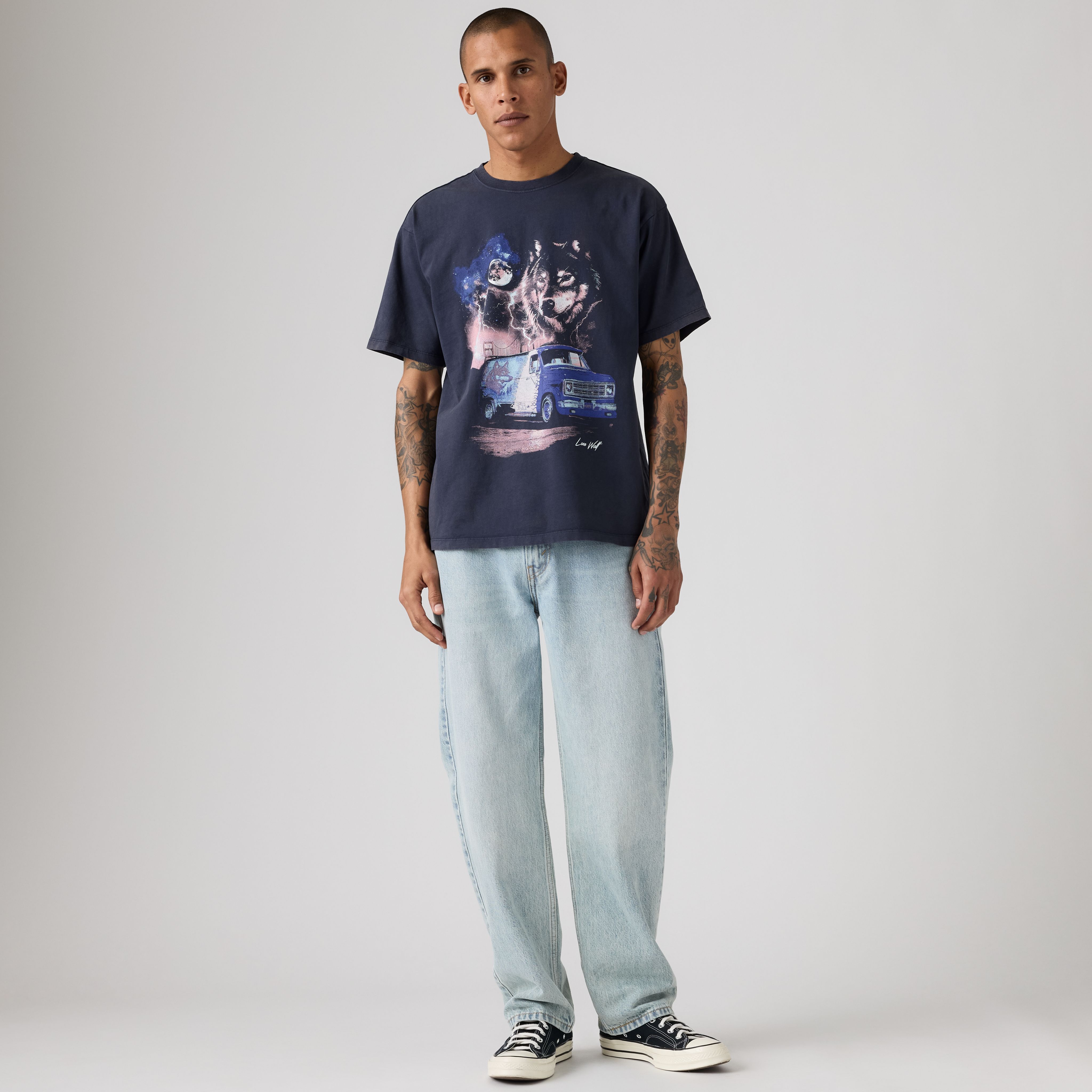 Graphic Vintage Fit Tee 2