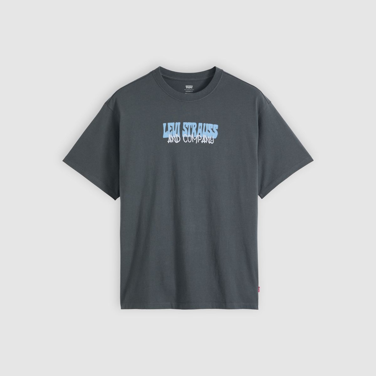 Vintage Graphic T-Shirt — Grow Your Own Way Grey Pinstripe - Grey