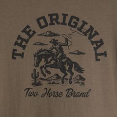 Relaxed Vintage Graphic T-Shirt — Originial Brand Stormy Sea - Brown 6