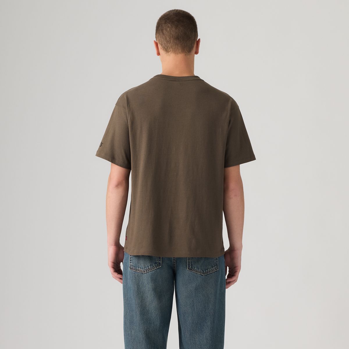 Relaxed Vintage Graphic T-Shirt — Originial Brand Stormy Sea - Brown