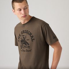 Relaxed Vintage Graphic T-Shirt — Originial Brand Stormy Sea - Brown 2