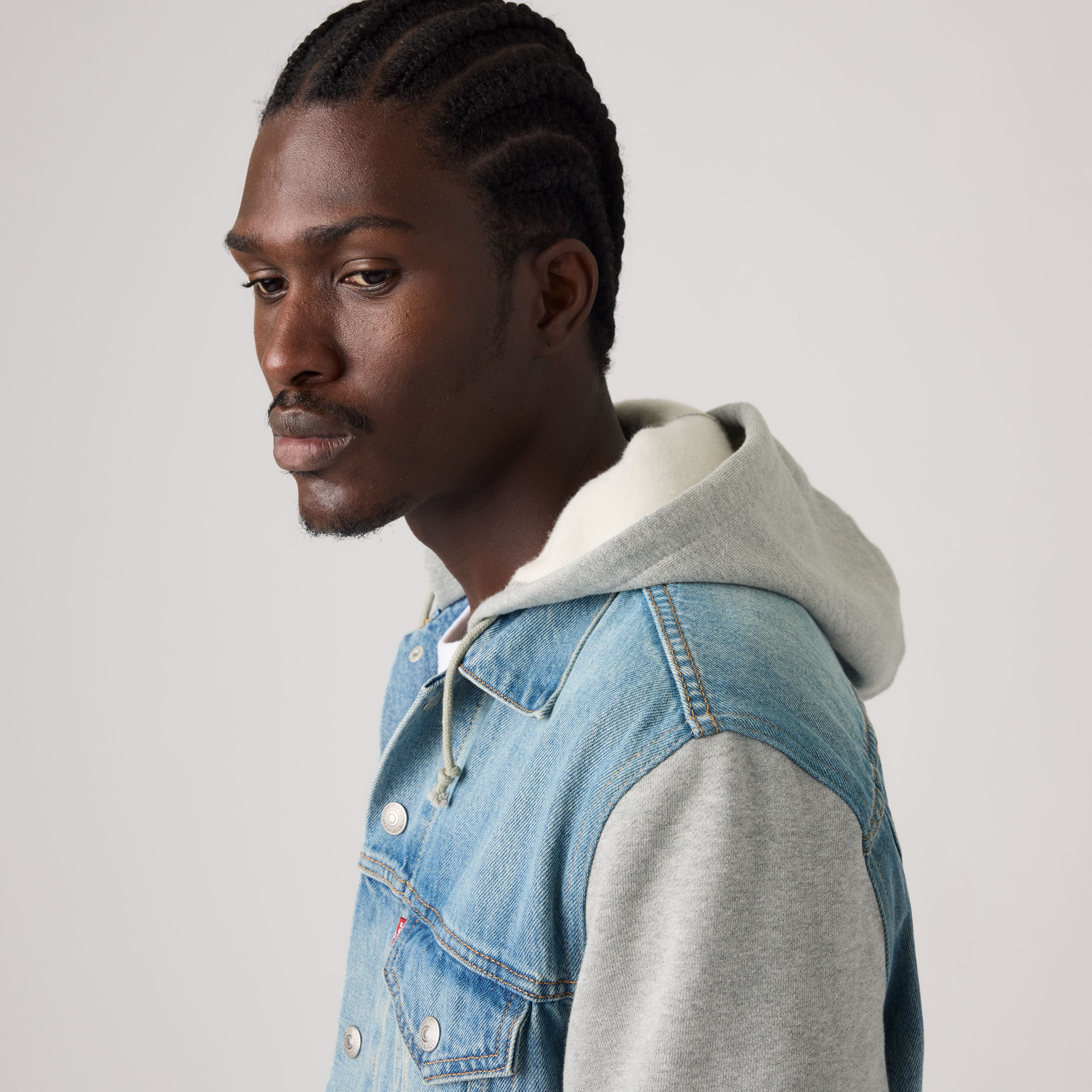 Hybrid Hoodie Trucker Jacket 2