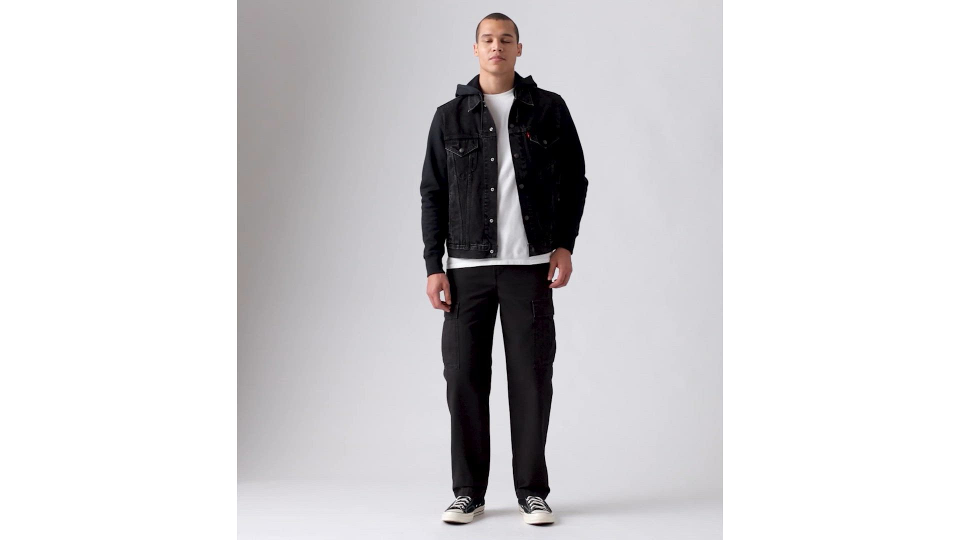 Hybrid Hoodie Trucker Jacket 1