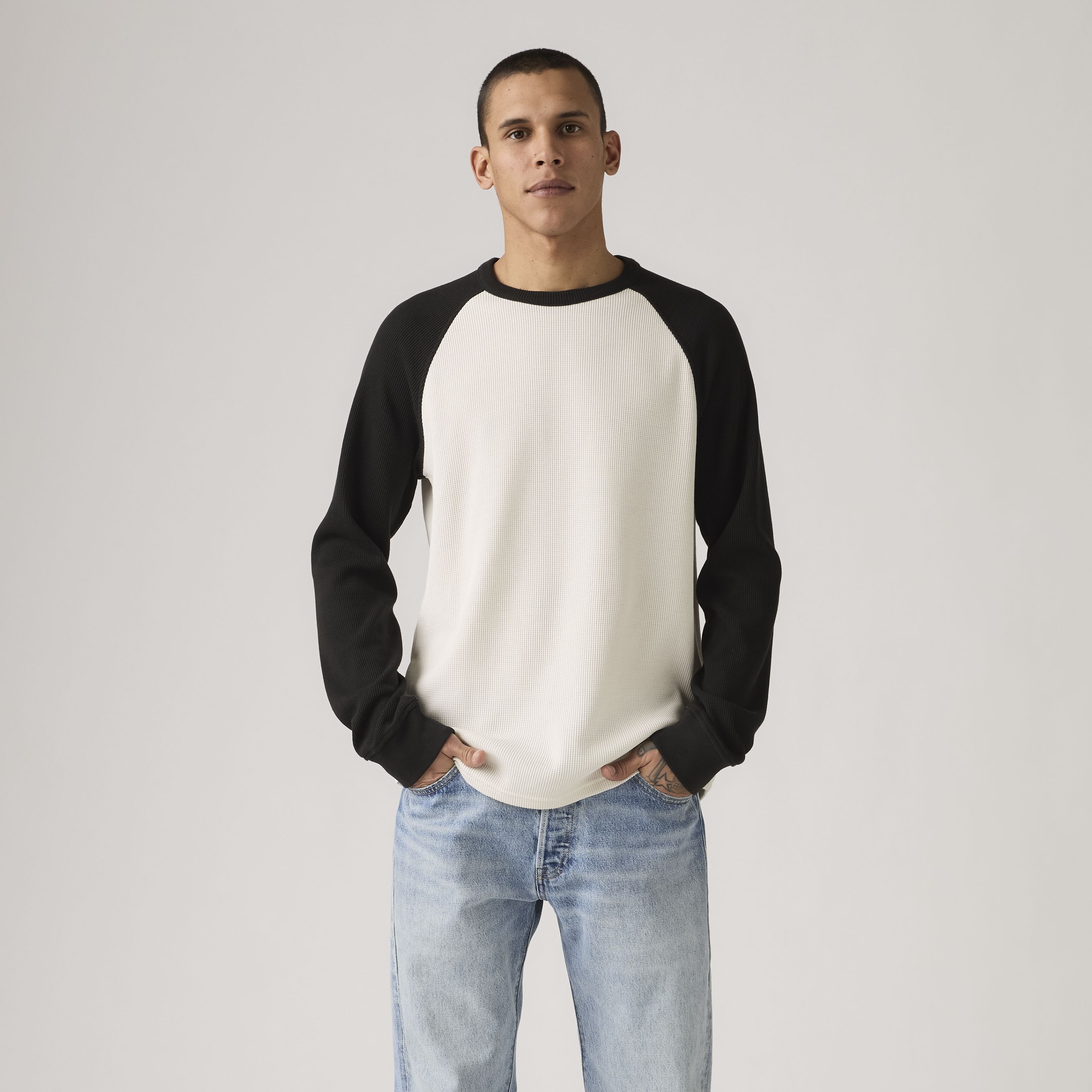 Thermal Raglan Crewneck T-Shirt 3